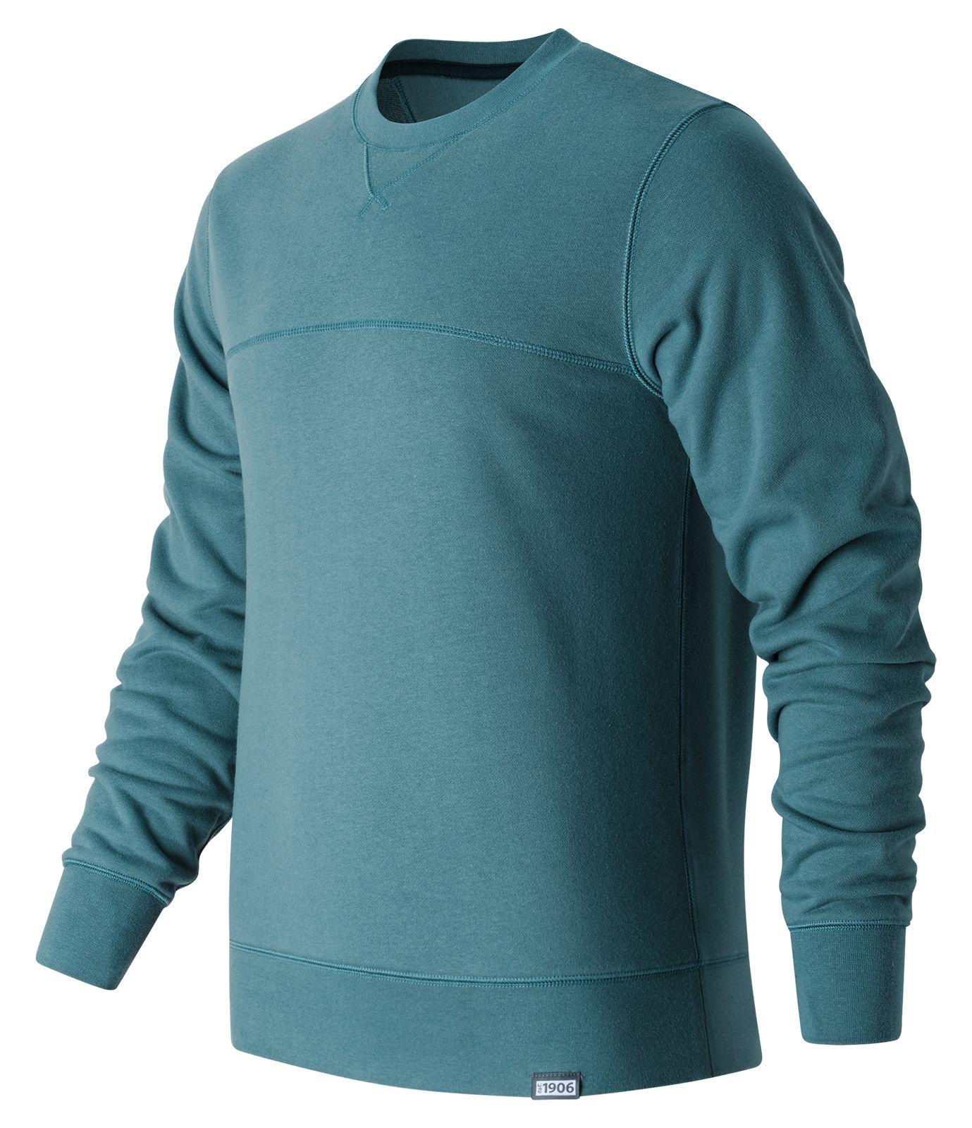 New Balance Cotton Classic Crewneck Sweatshirt in Blue for Men - Lyst