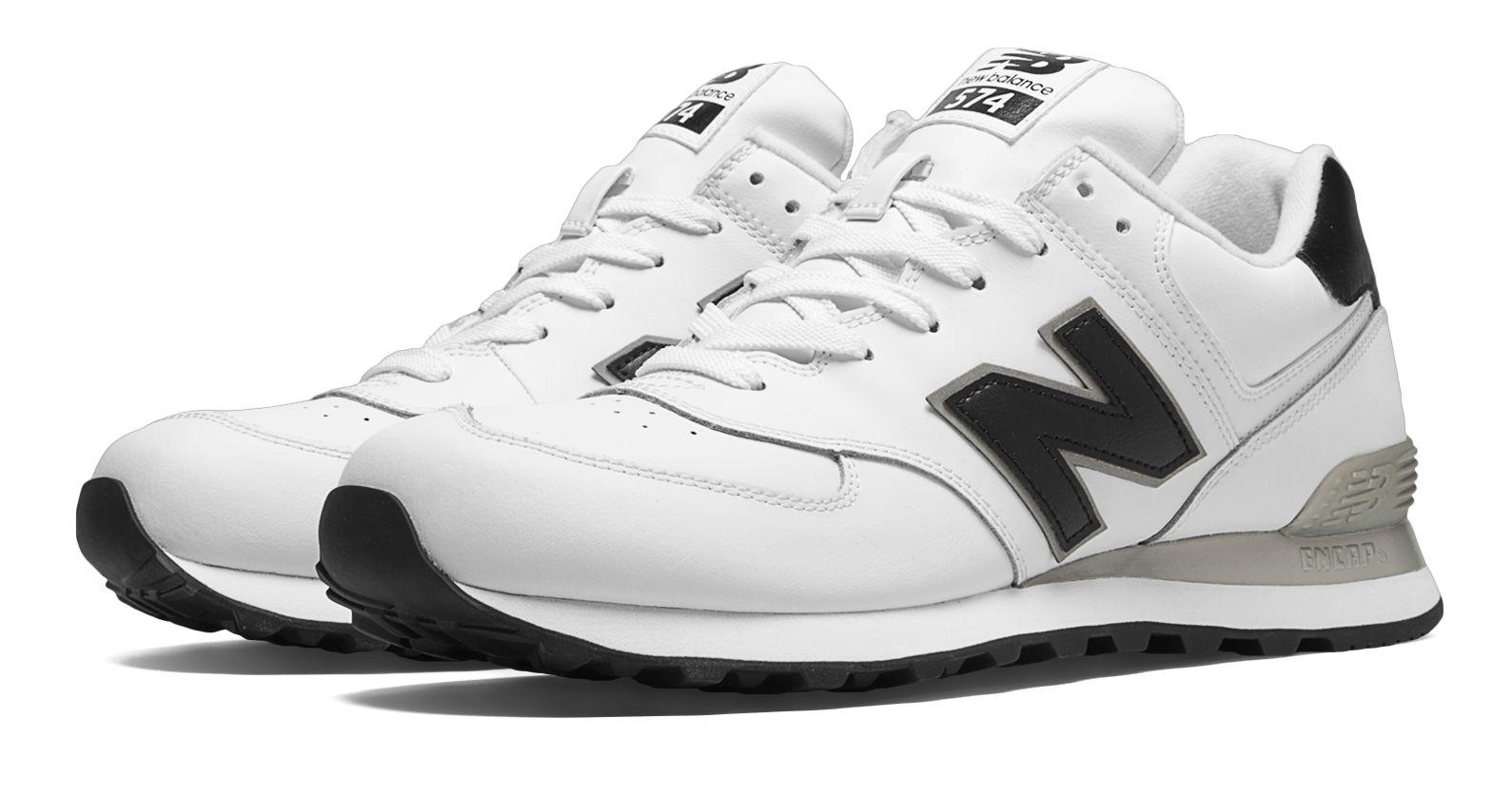 Lyst - New Balance 574 Leather in White for Men