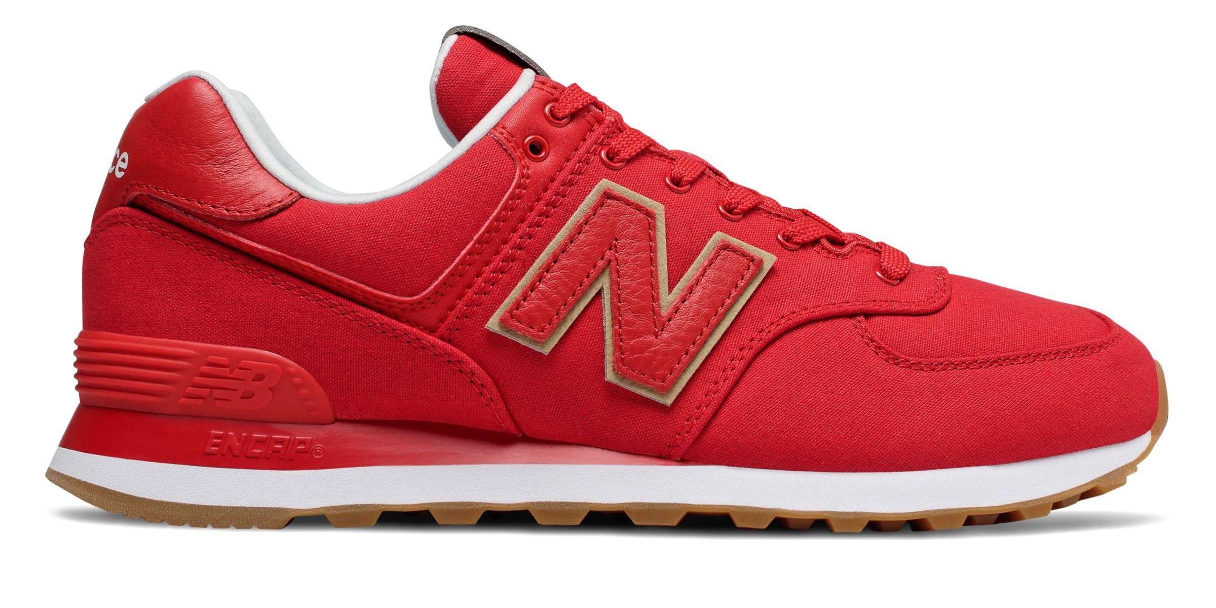 Lyst - New Balance 574 in Red for Men