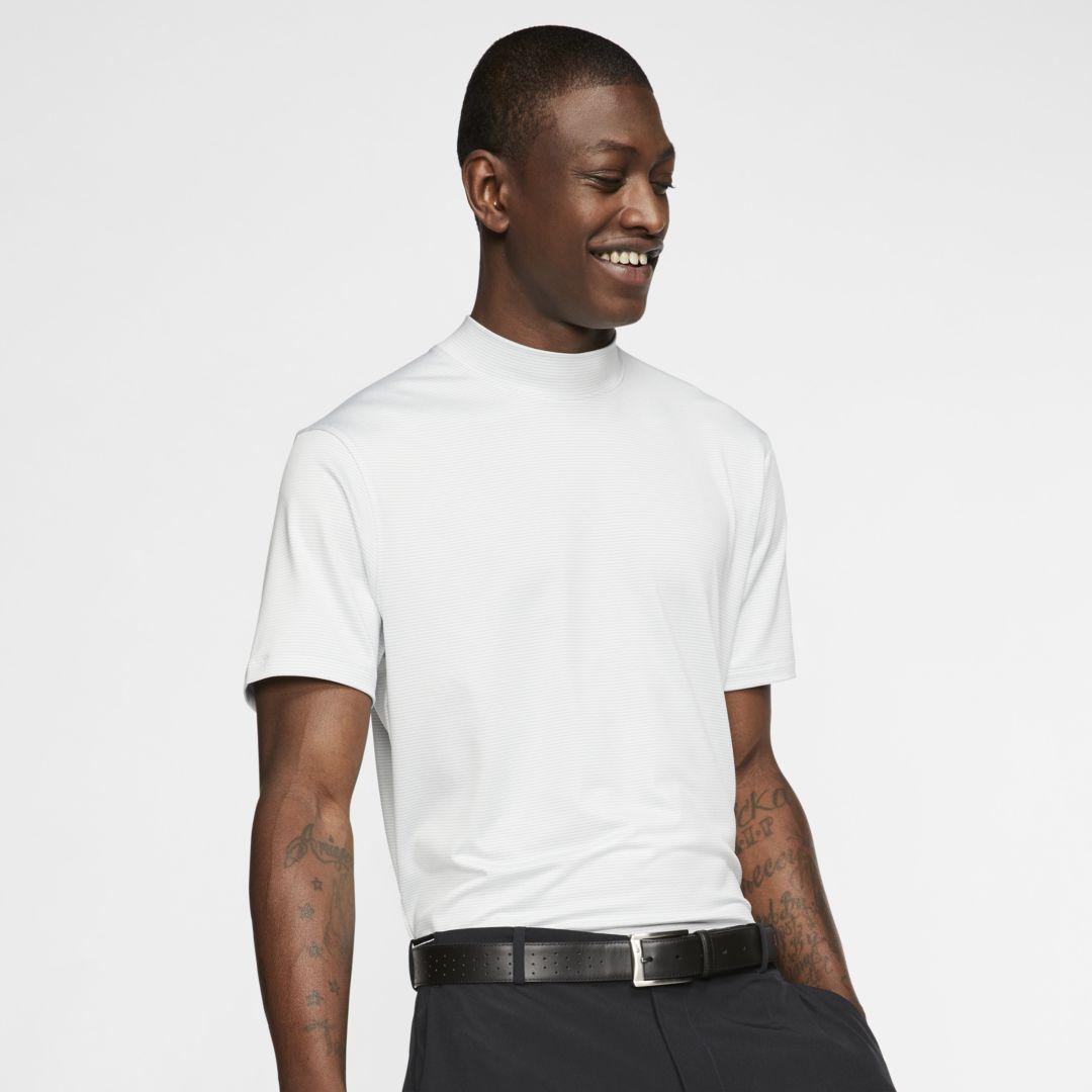Download Nike Dri-fit Tiger Woods Vapor Mock-neck Golf Top in White ...