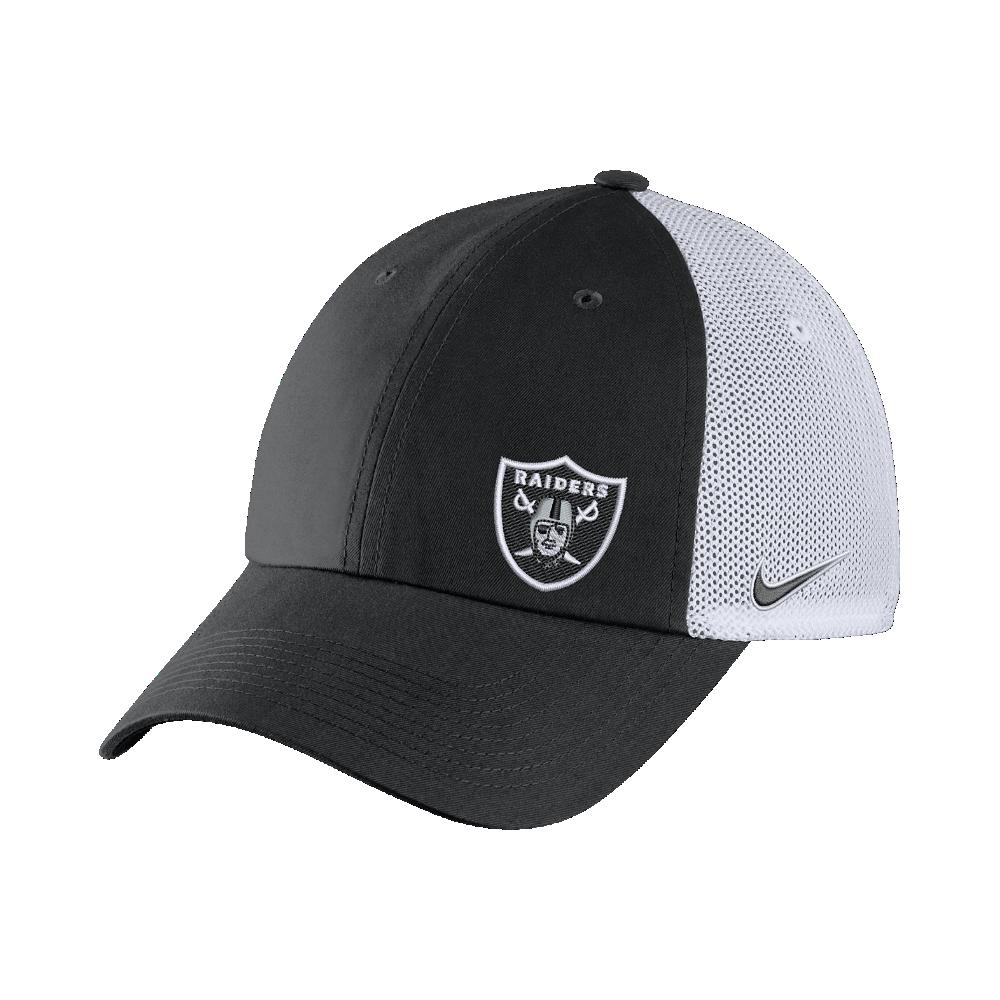 Nike H86 (nfl Raiders) Trucker Hat (black) in Black for Men | Lyst