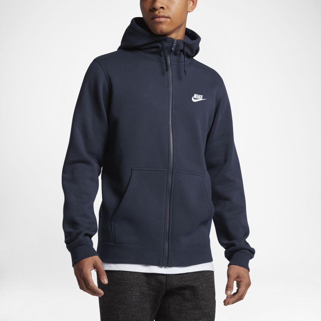 Nike Sportswear Club Fleece Hoodie in Blue for Men - Lyst