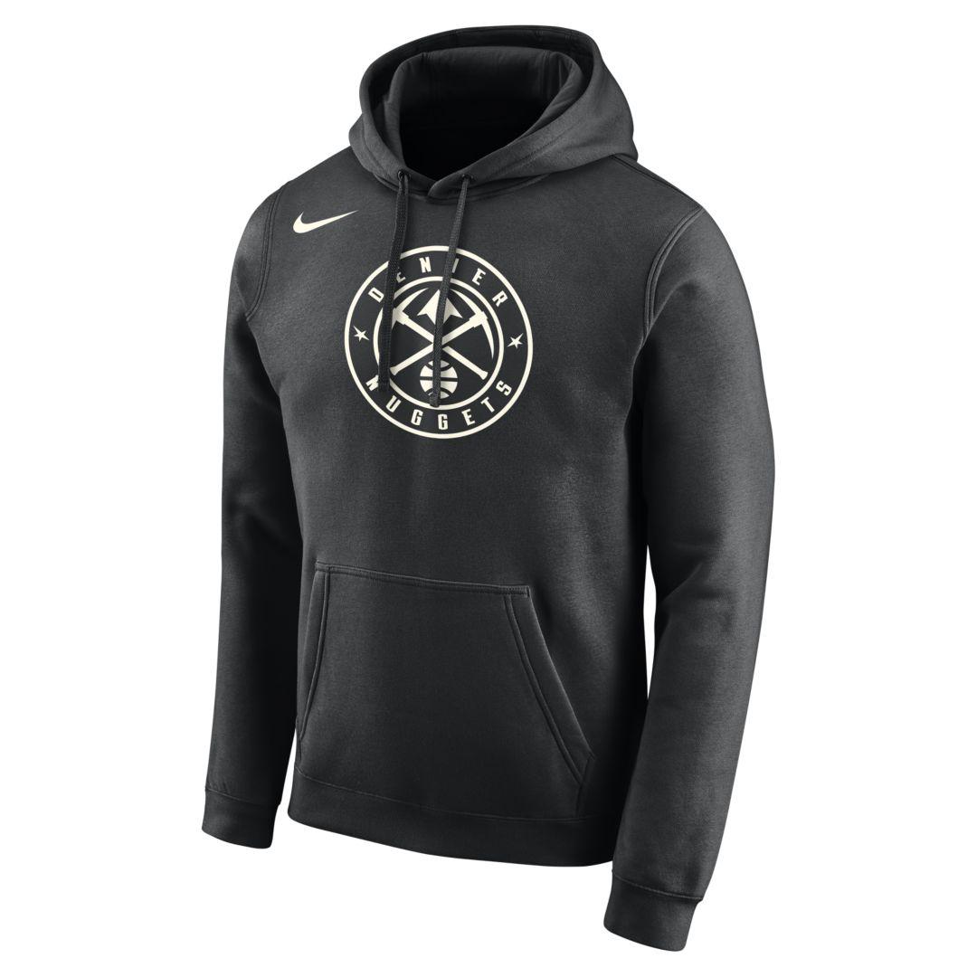 Nike Denver Nuggets Logo Nba Hoodie in Black for Men - Lyst