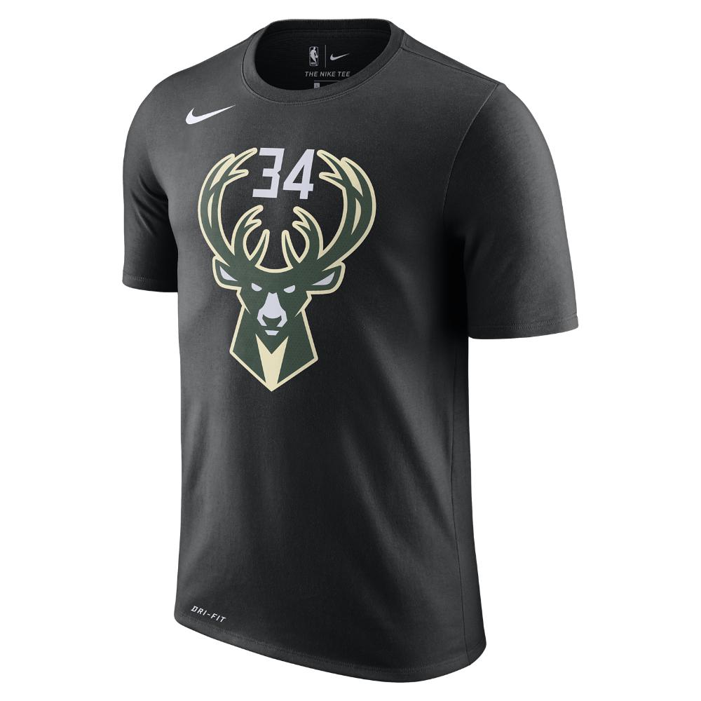Nike Giannis Antetokounmpo Milwaukee Bucks Dri-fit Men's Nba T-shirt in ...