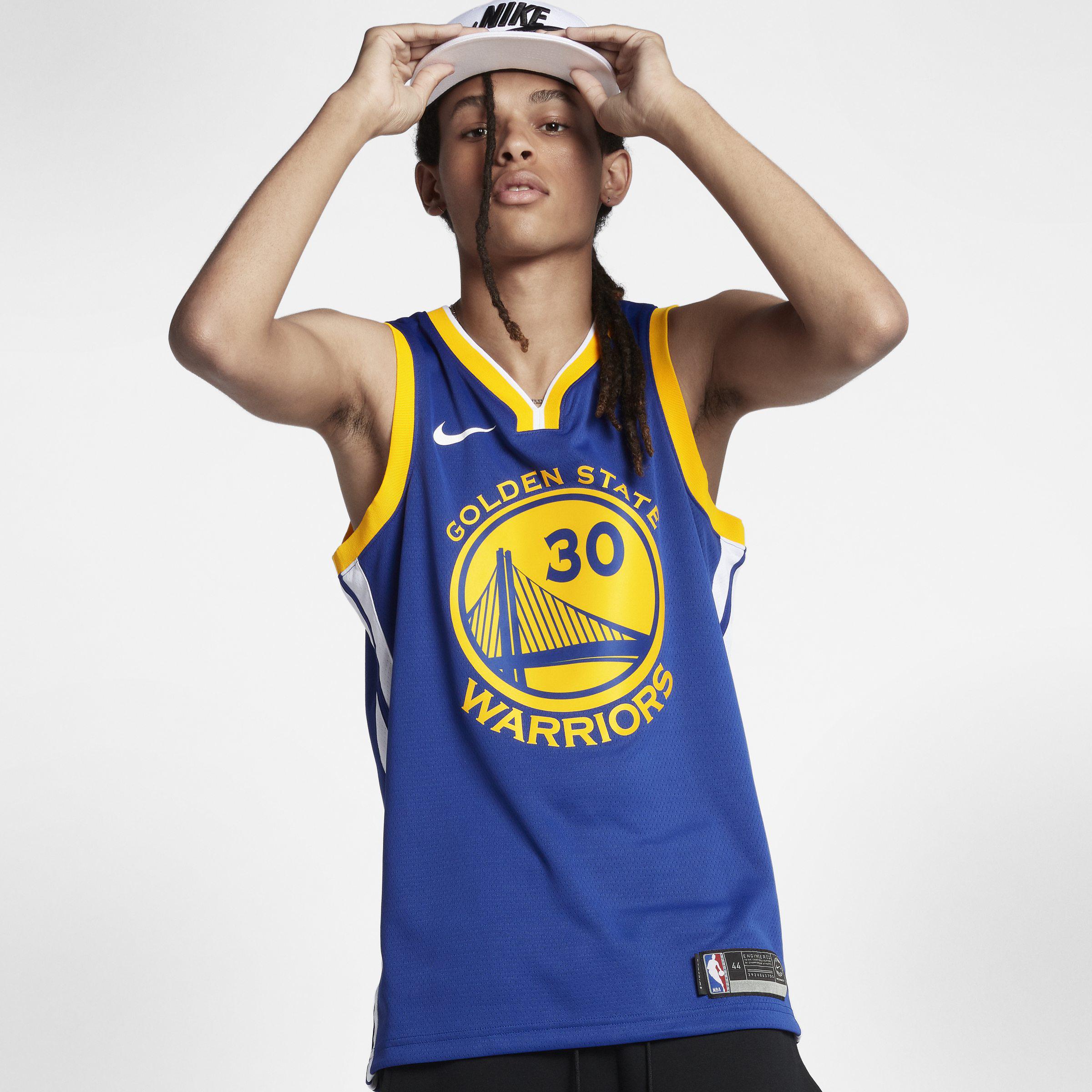 Nike Stephen Curry Icon Edition Swingman Jersey (golden State Warriors ...