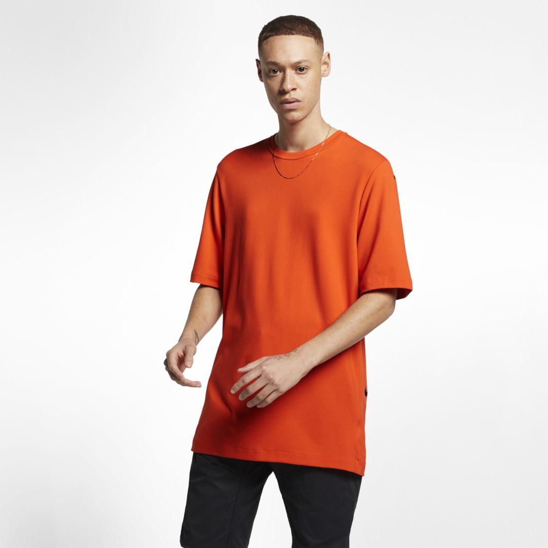 Nike Sportswear Tech Pack Shortsleeve Top in Orange for Men Lyst