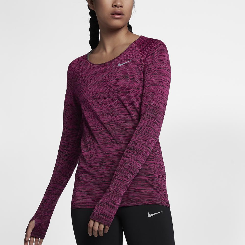 pink dri fit long sleeve