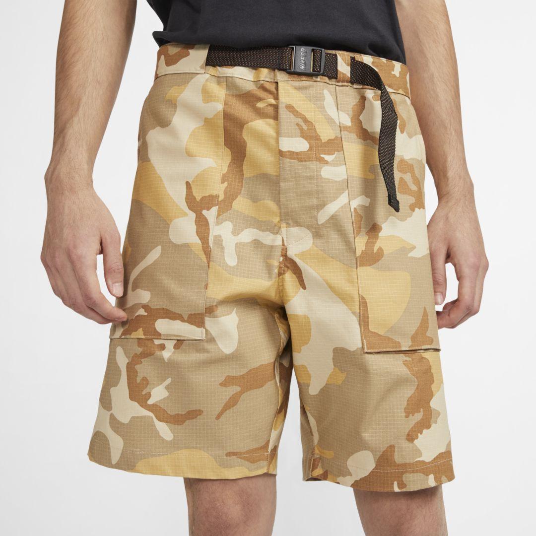 Nike Sb Camo Skate Shorts in Natural for Men - Save 19% - Lyst