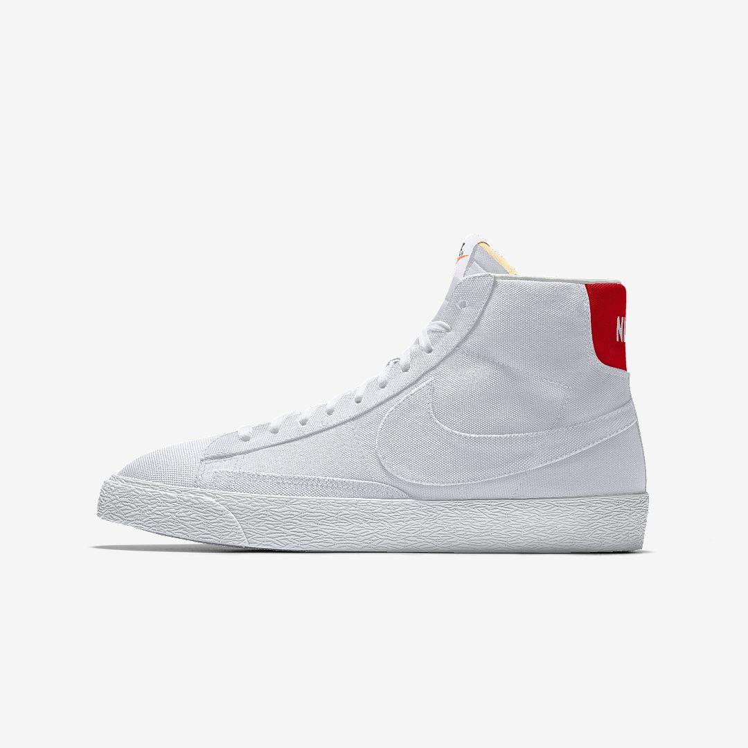 Nike Blazer Mid By You Custom Shoe in White for Men Lyst