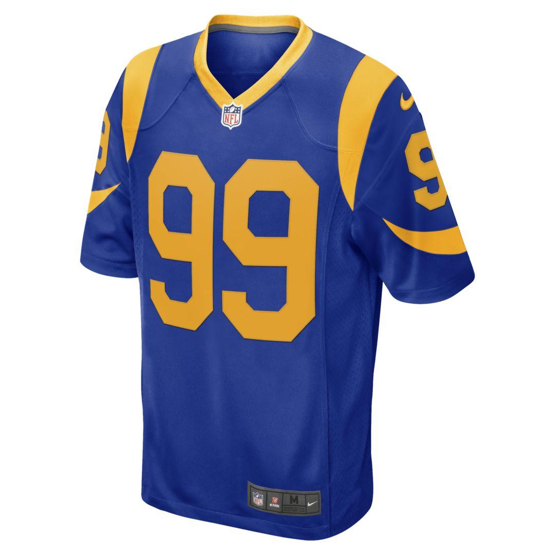 Nike Nfl Los Angeles Rams Game (aaron Donald) Football Jersey in Blue ...