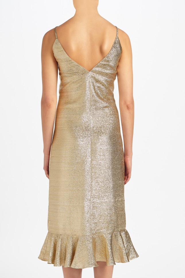 Masterpeace Gold Slip Dress in Metallic Lyst