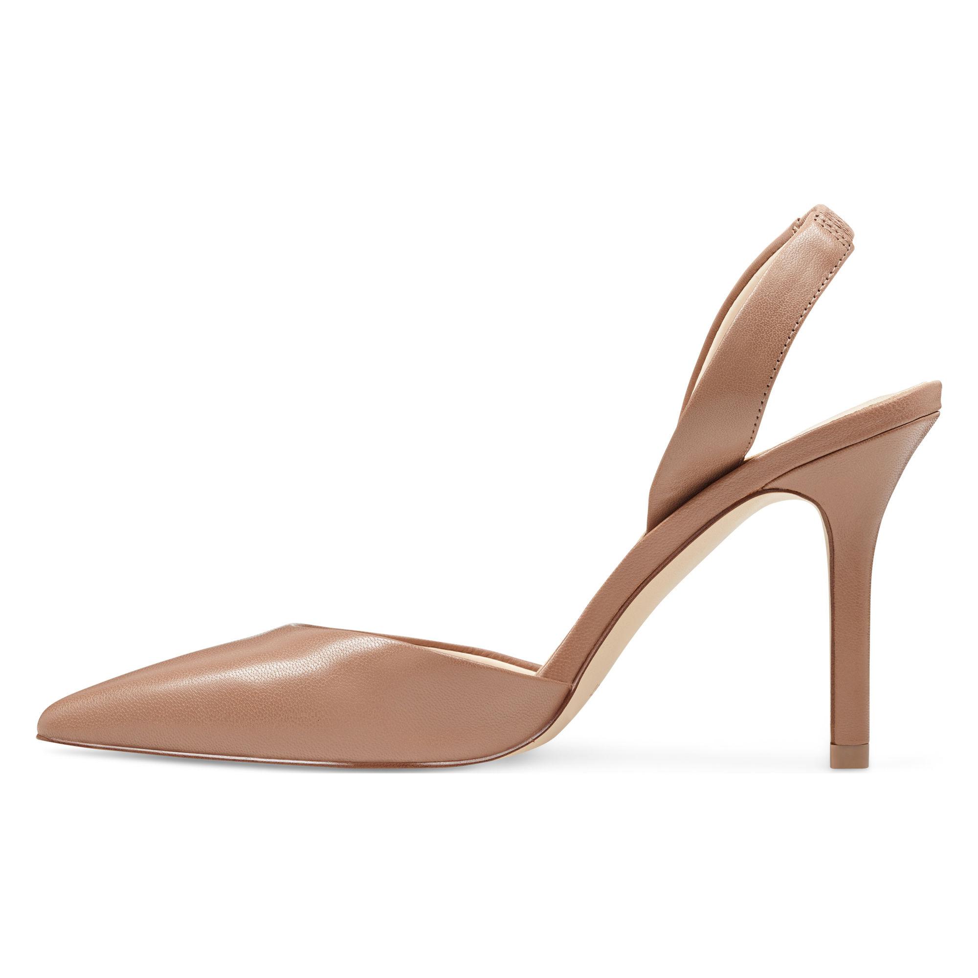 Nine West Meredith Slingback Pumps in Natural - Lyst