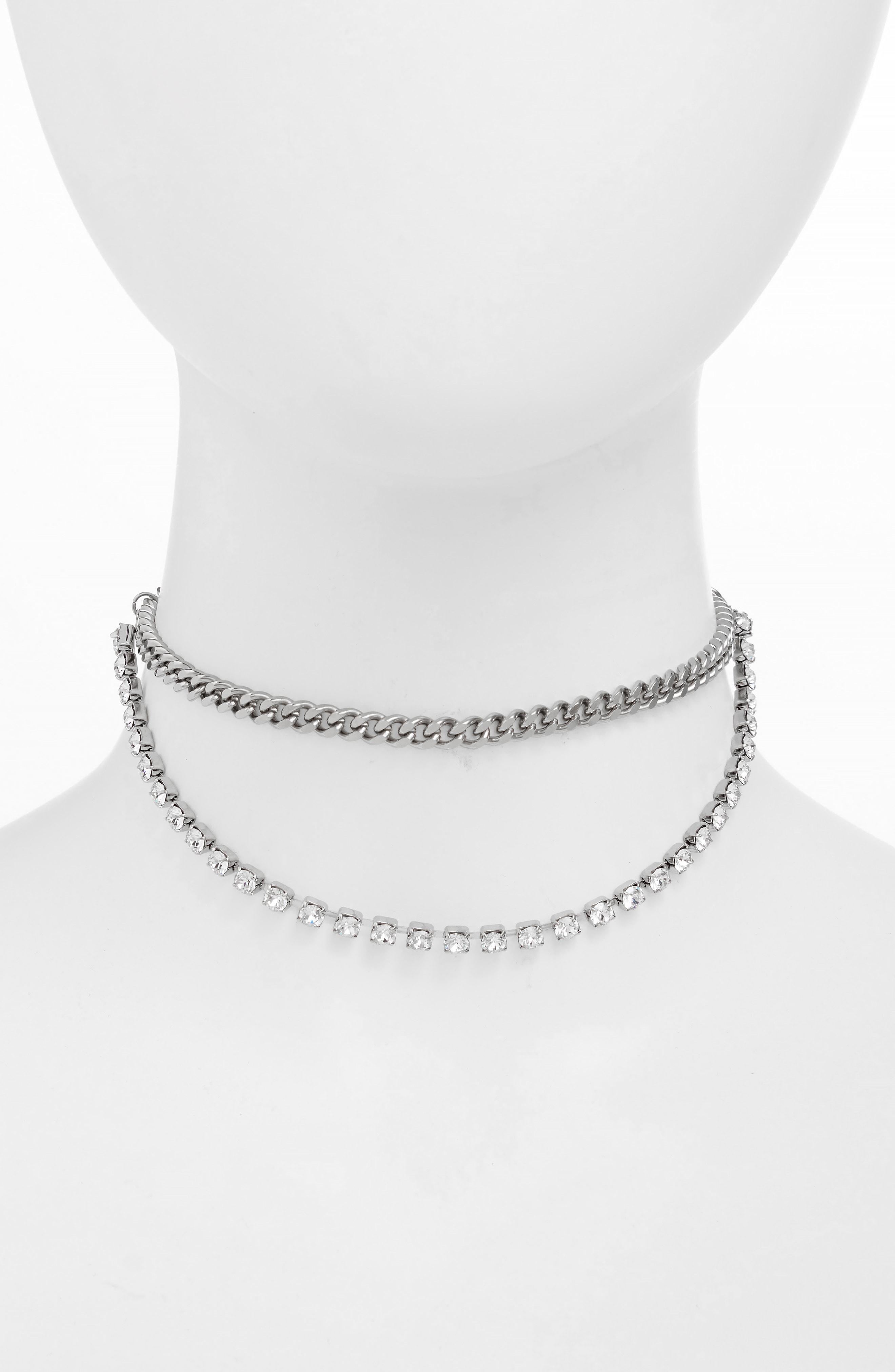 Lyst - Justine Clenquet Betty Layered Necklace in Metallic