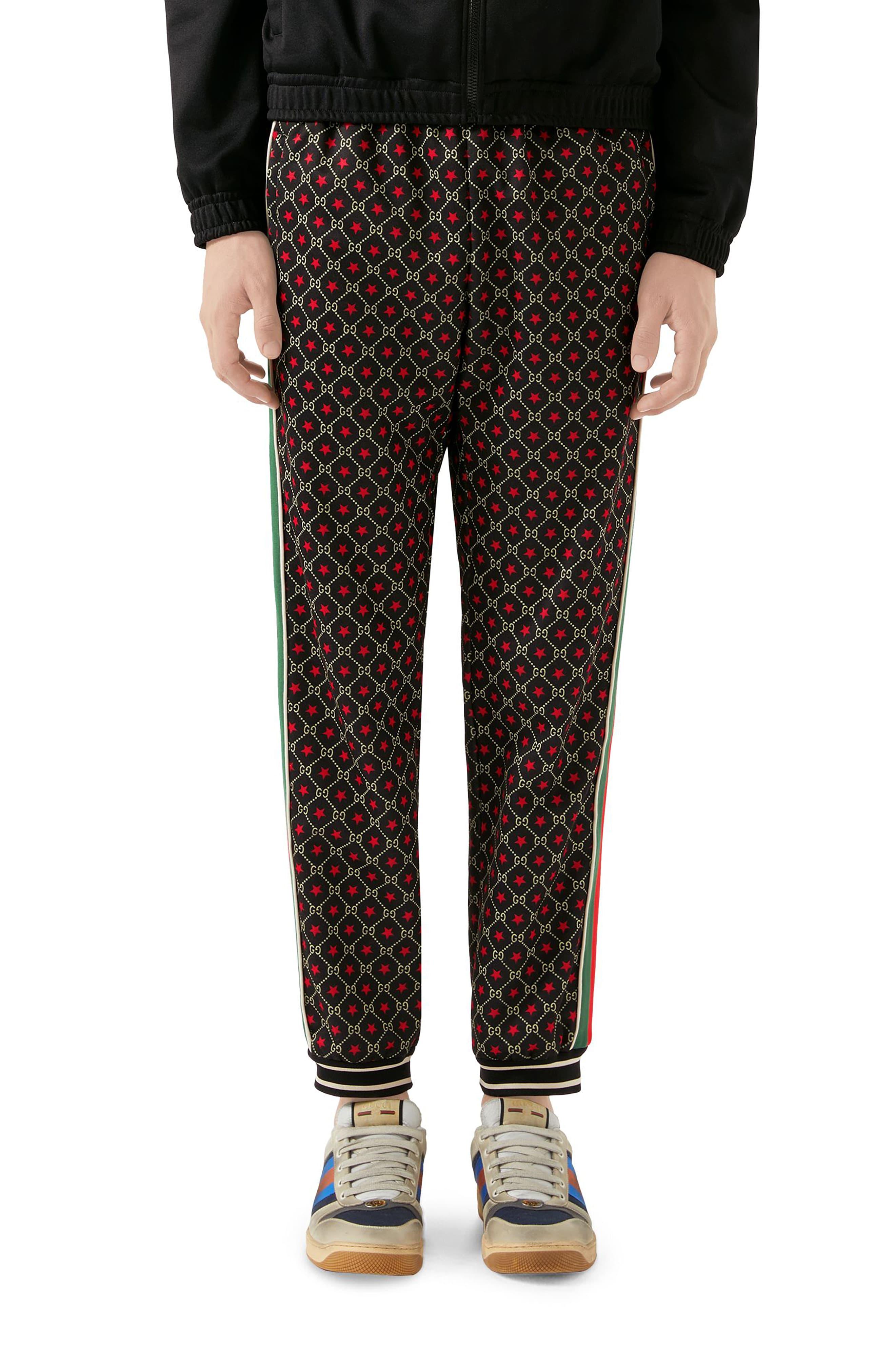 gucci green track pants