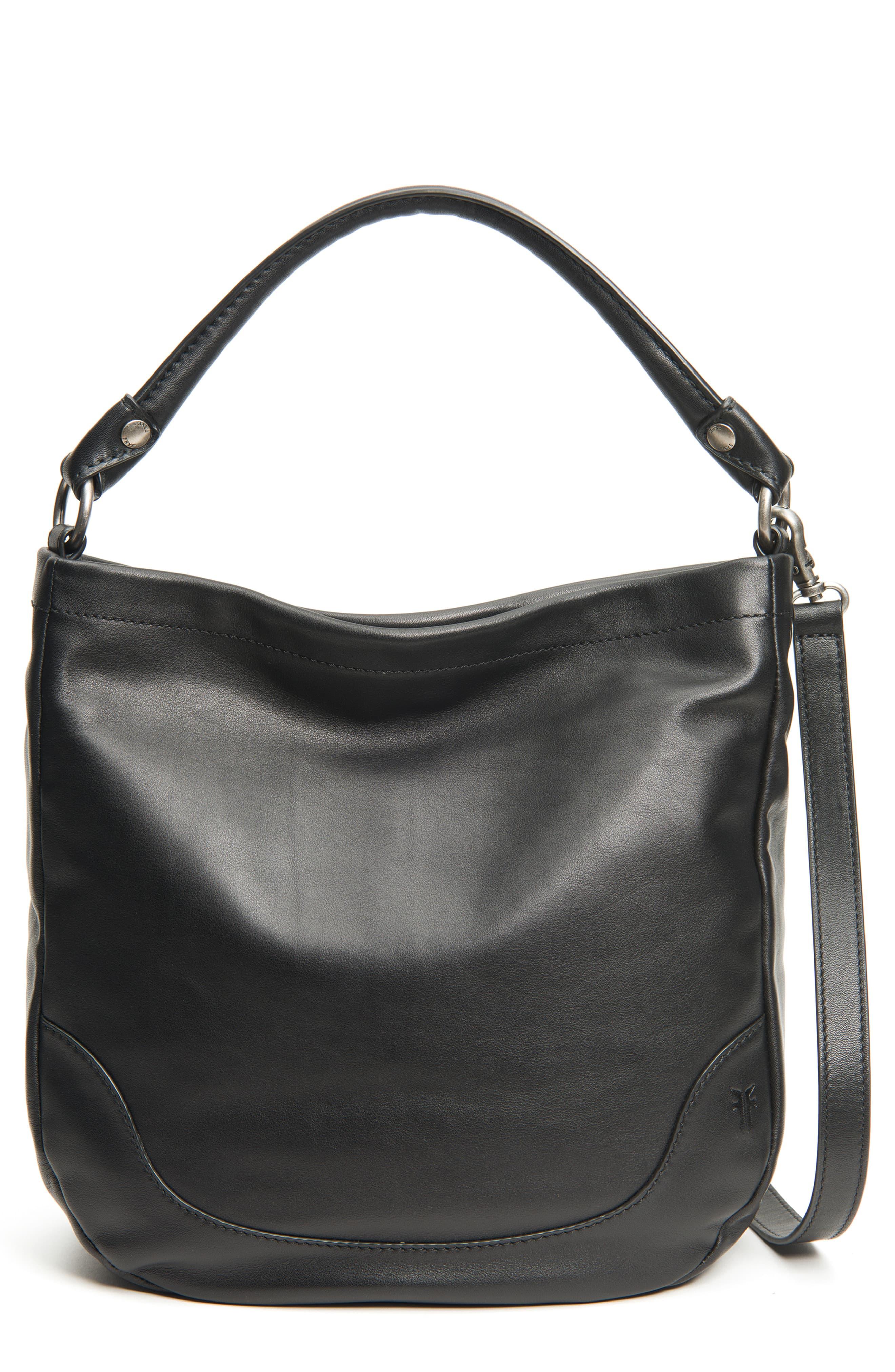 Frye Melissa Leather Hobo Bag in Black - Lyst
