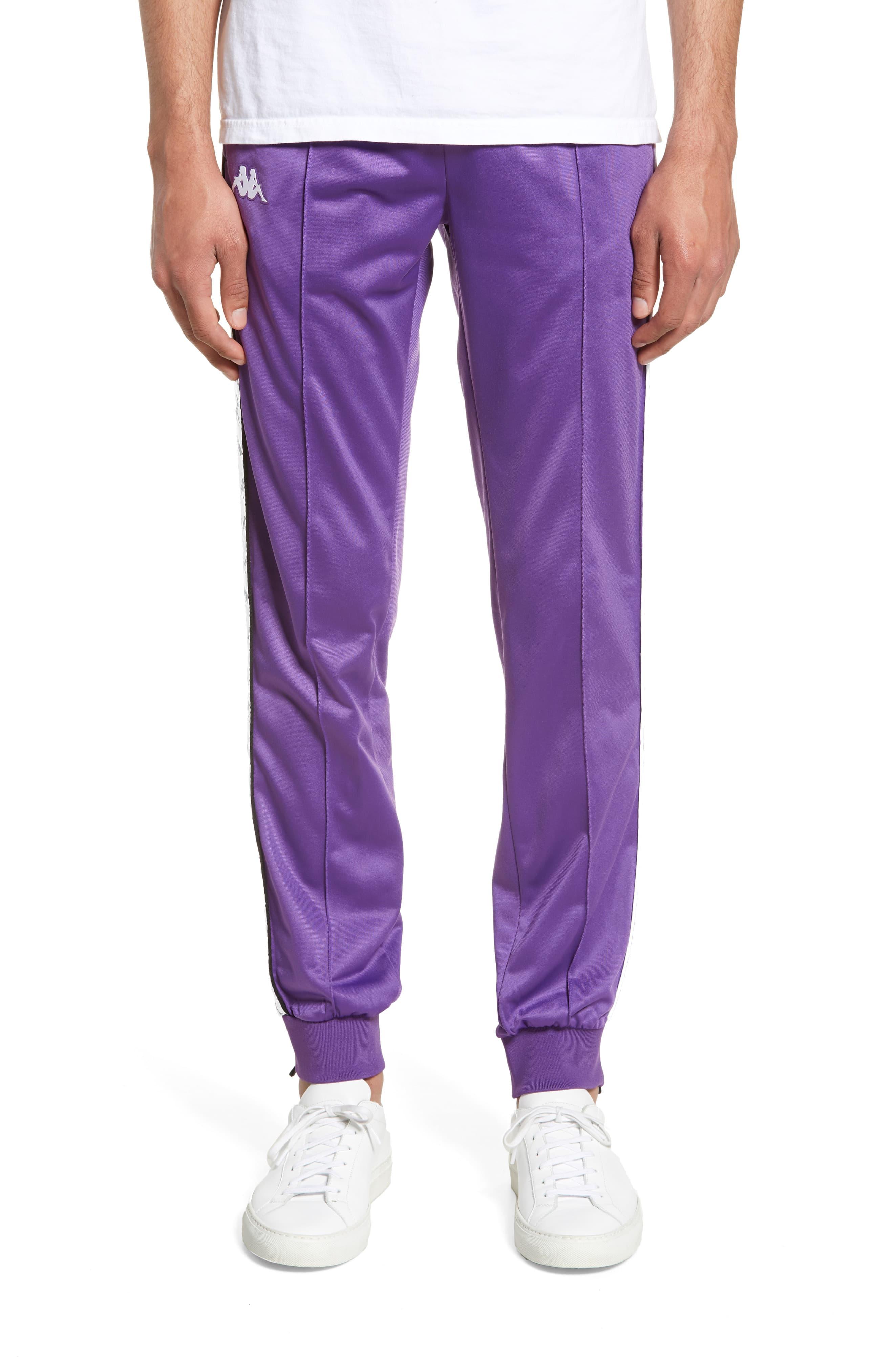 Kappa 222 Banda Rastoriazz Slim Fit Track Pants in Purple for Men - Lyst