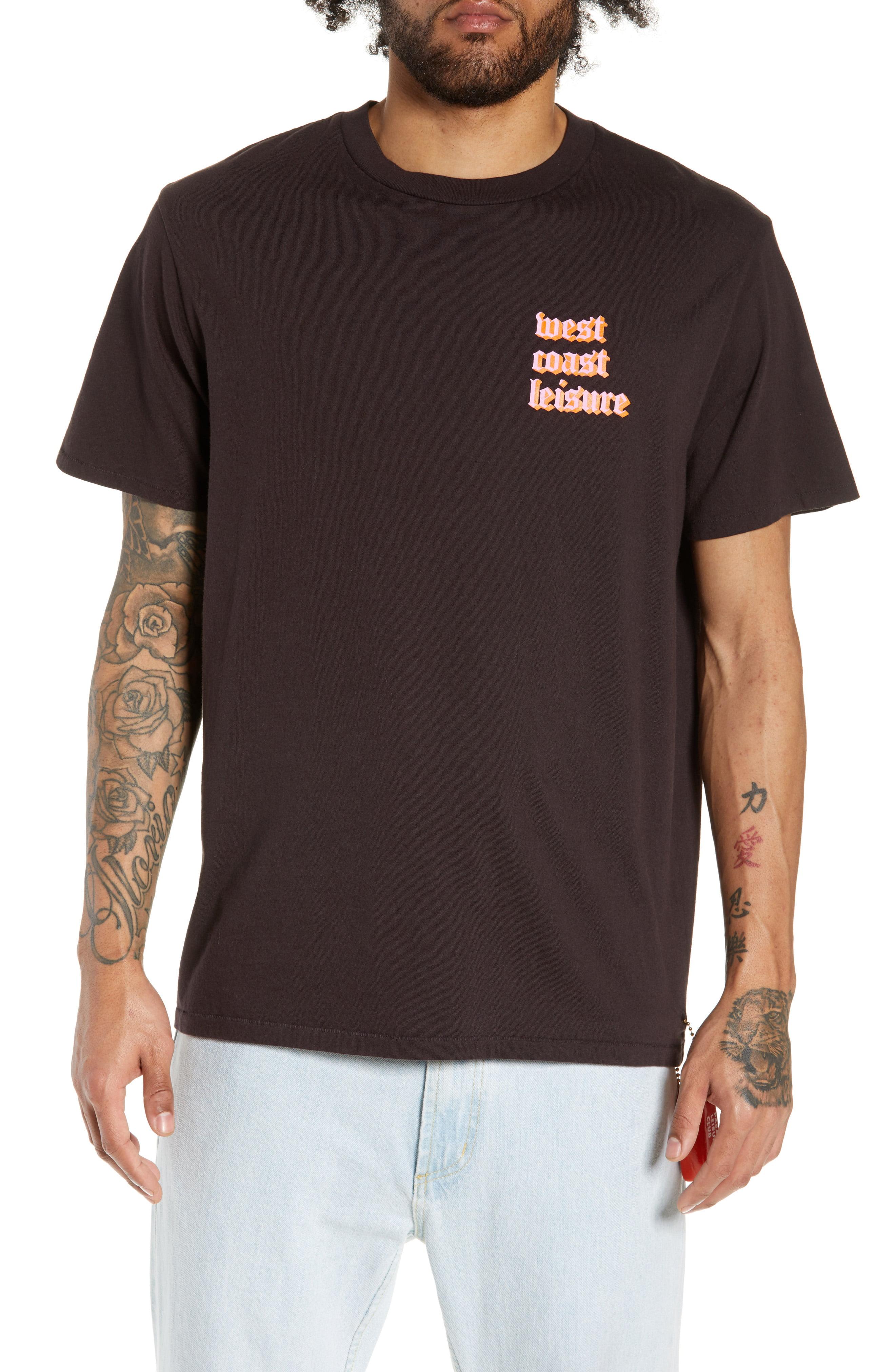 Lyst - Pasadena Leisure Club West Coast T-shirt in Black for Men