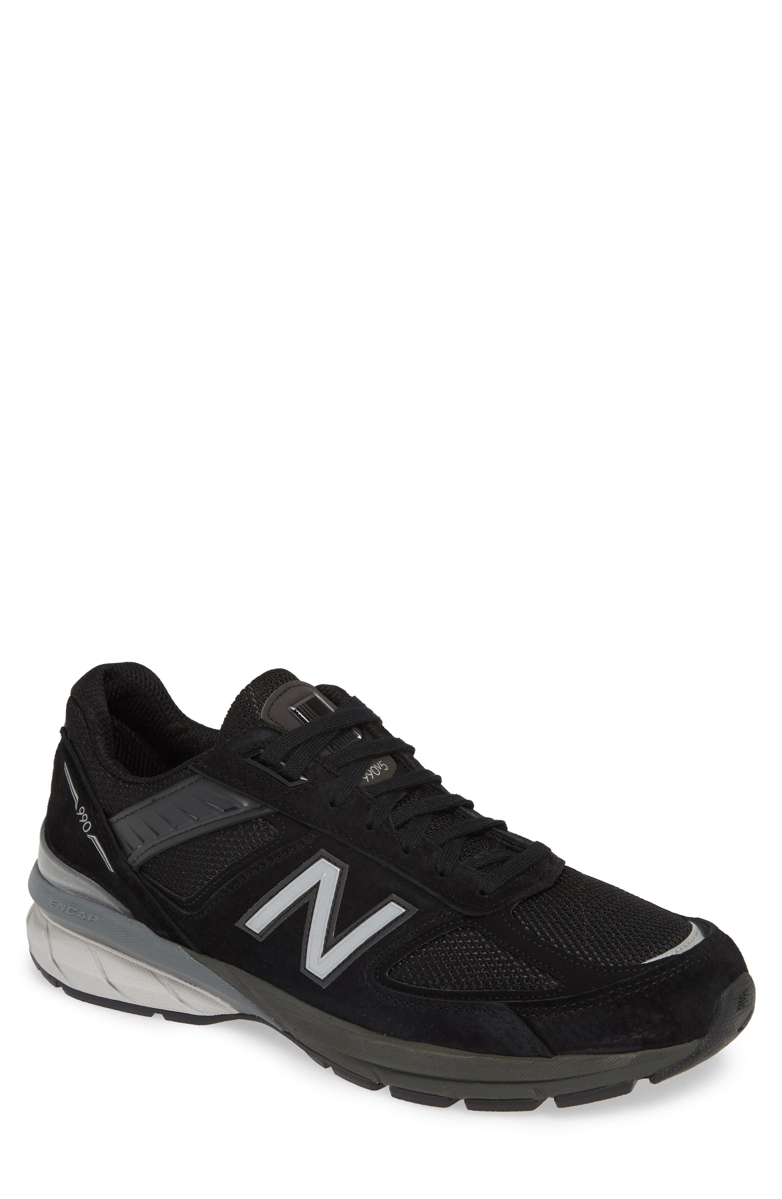 New Balance 990 V5 Running Shoe in Black for Men - Save 1% - Lyst