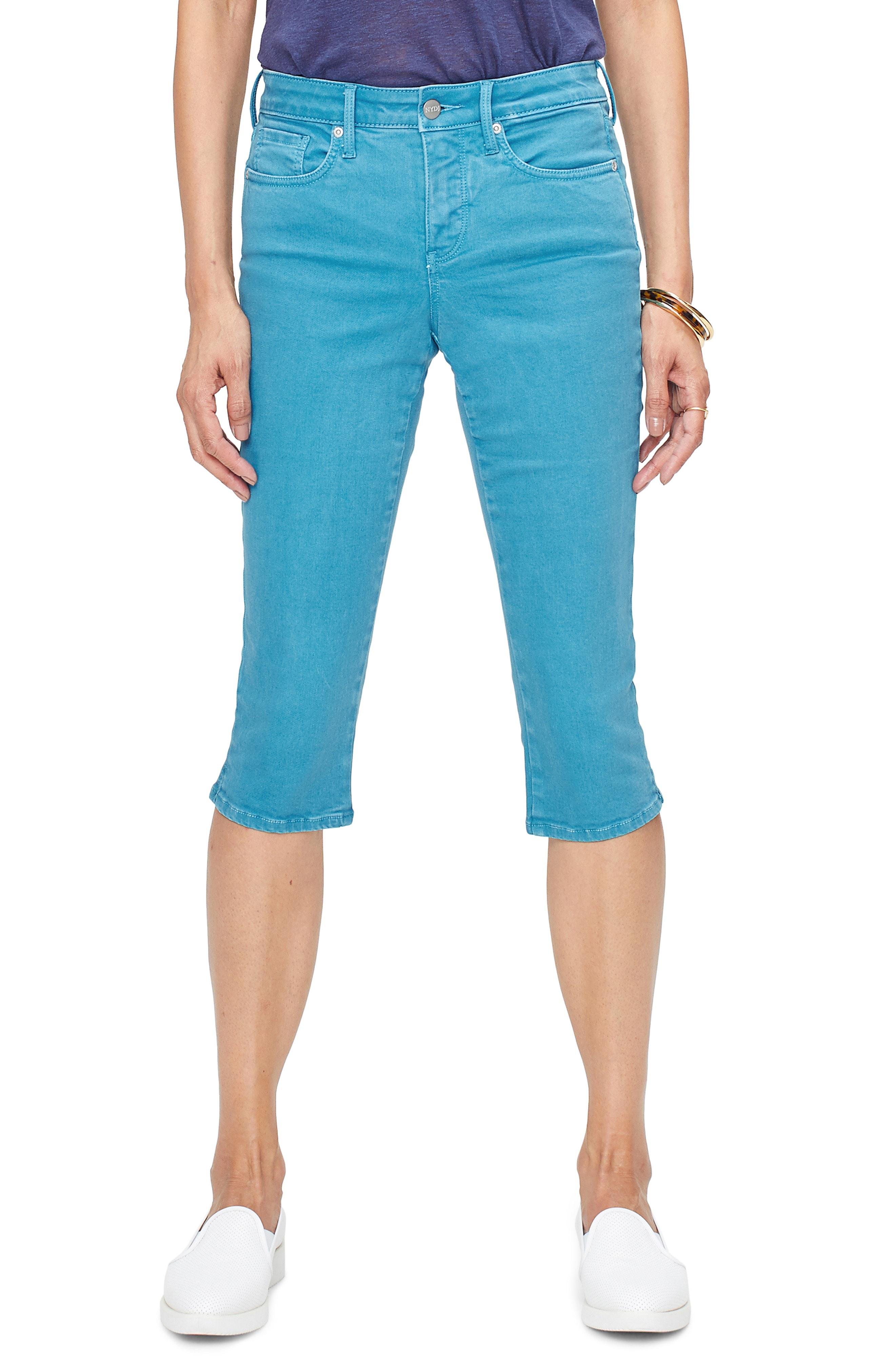 Lyst - NYDJ Capri Skinny Jeans in Blue