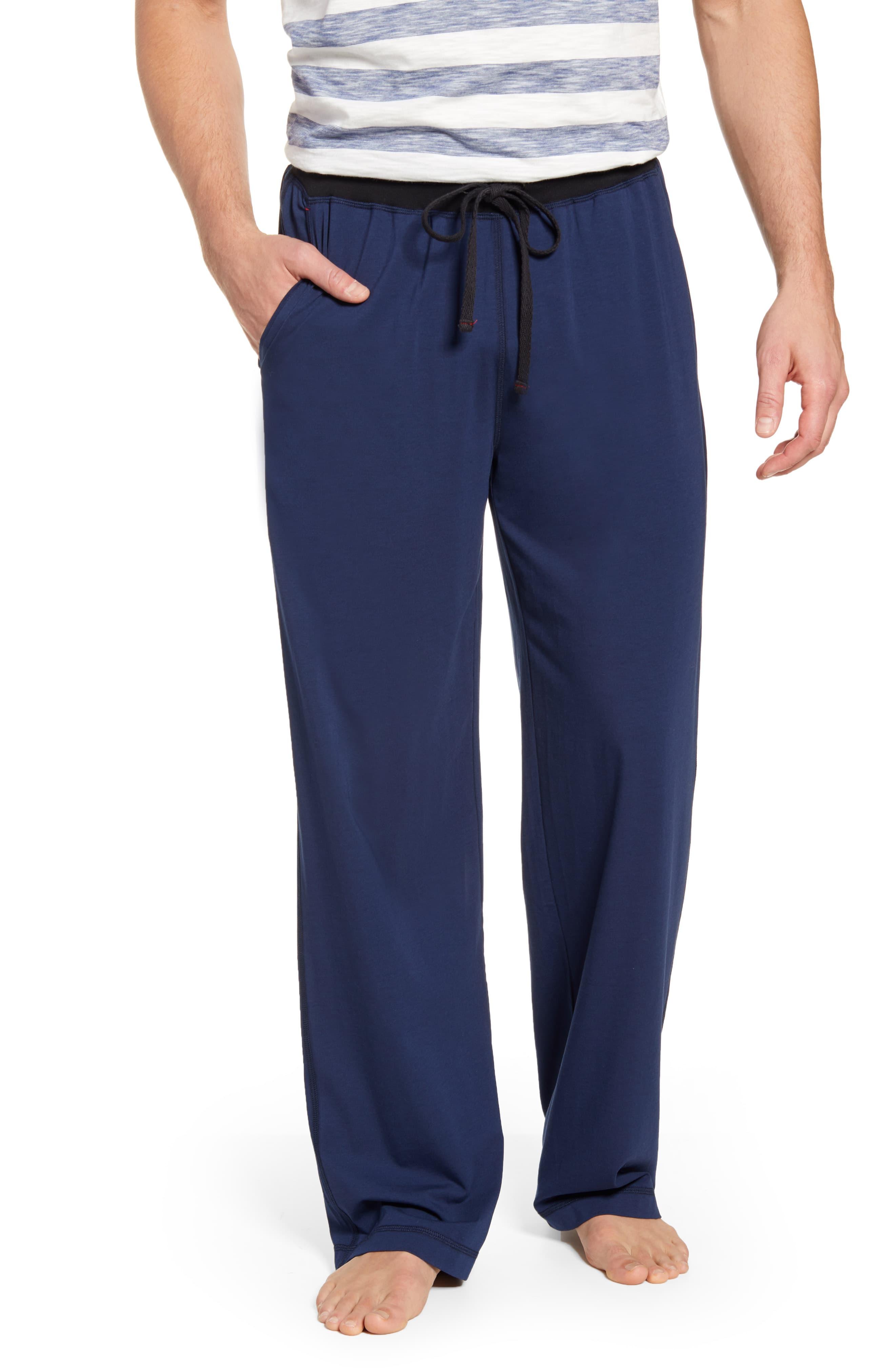 Daniel Buchler Cotton & Modal Pajama Pants in Blue for Men - Lyst