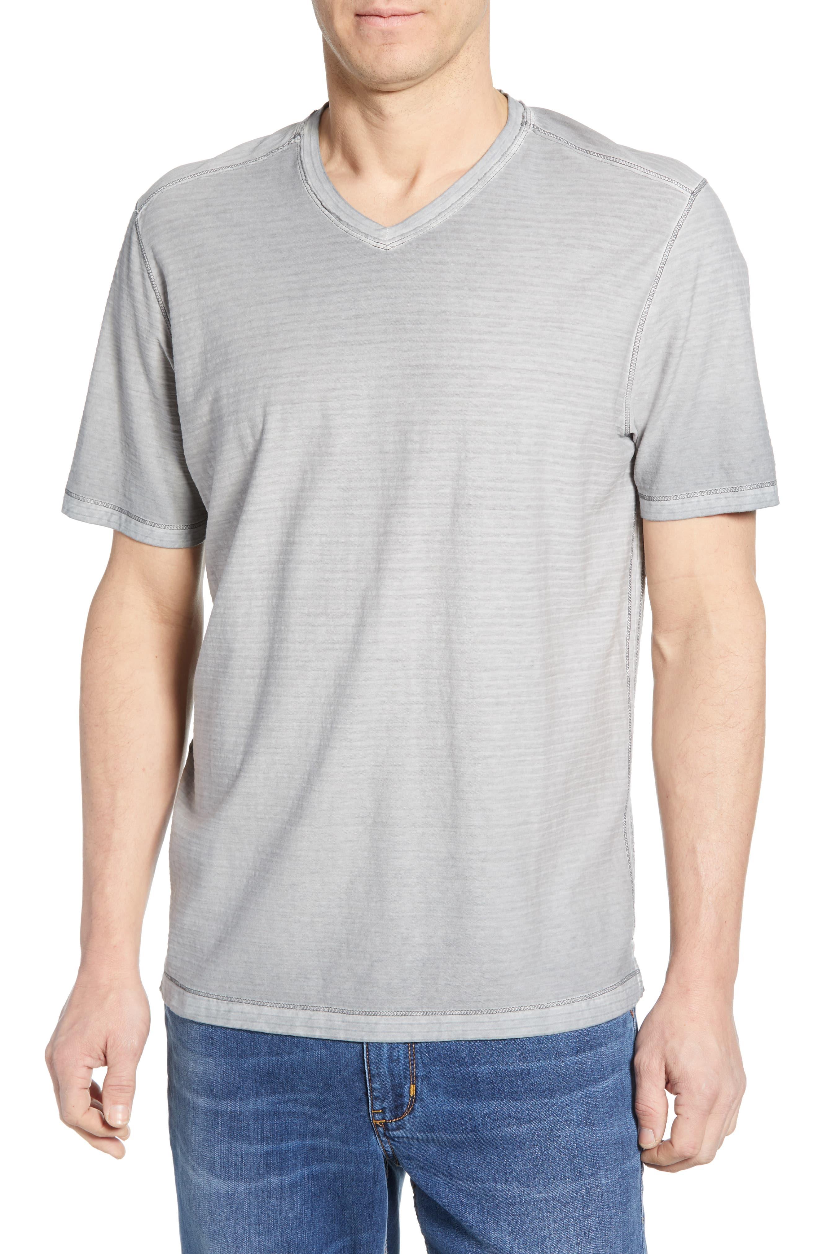 Tommy Bahama Cirrus Coast V-neck T-shirt in Gray for Men - Lyst