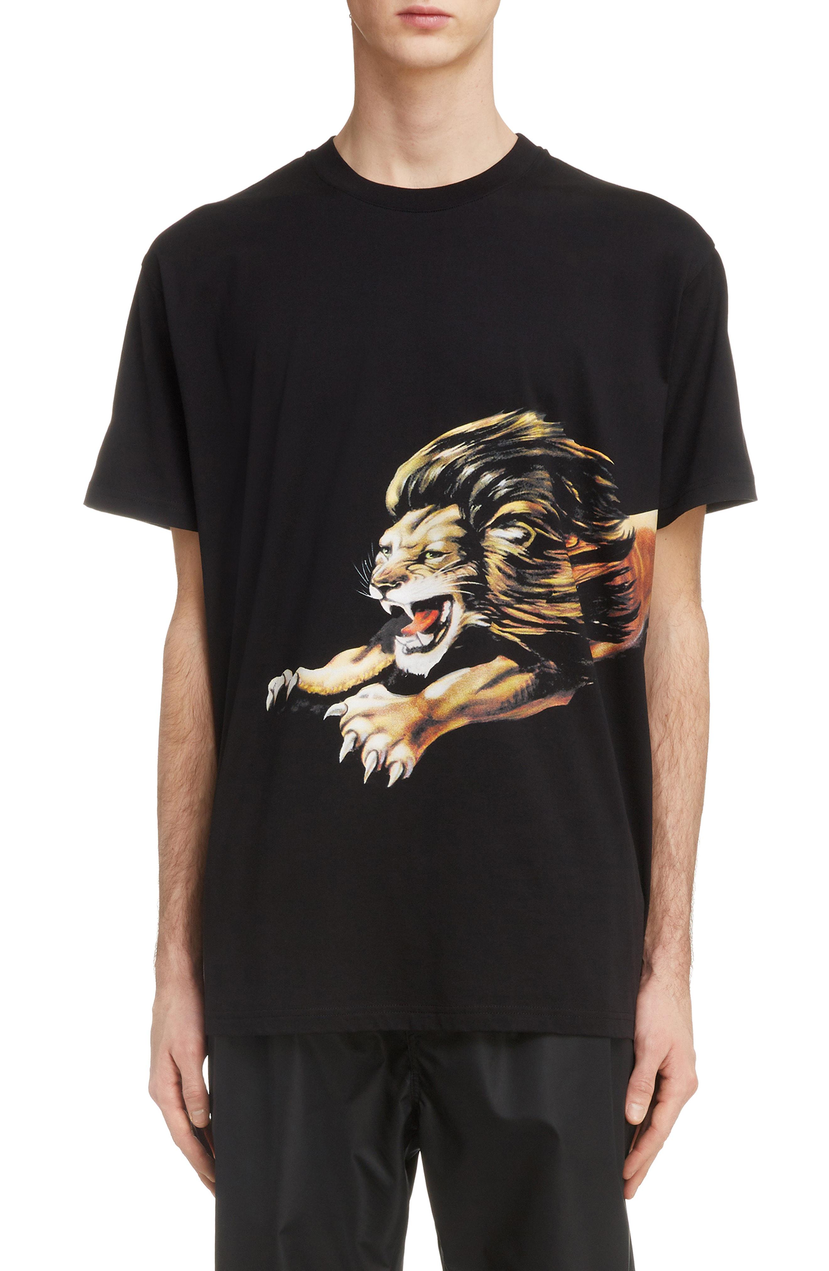 Lyst - Givenchy Lion Graphic T-shirt in Black for Men - Save 35.0%