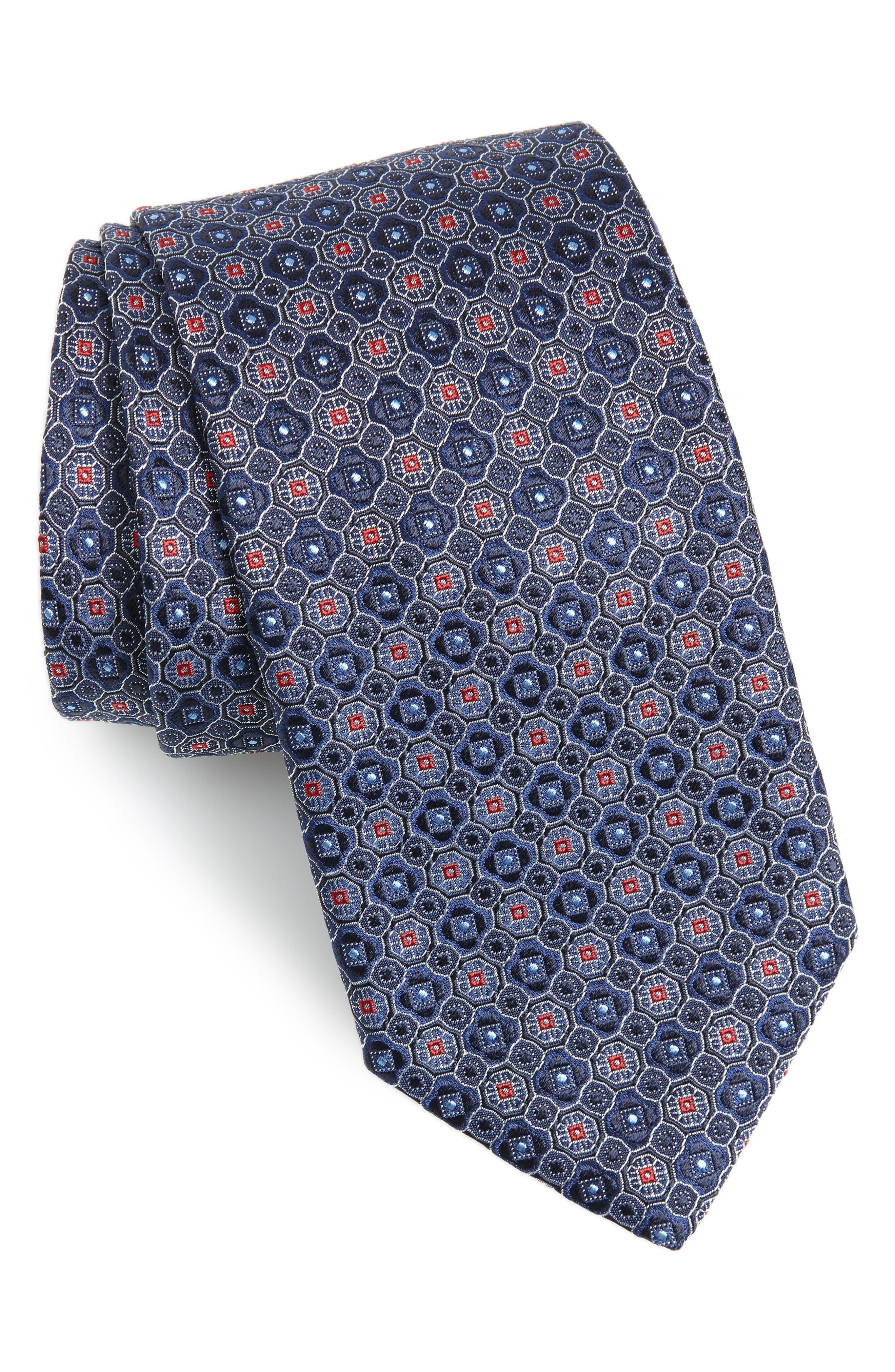 Eton of Sweden Geometric Silk Tie in Blue for Men Lyst