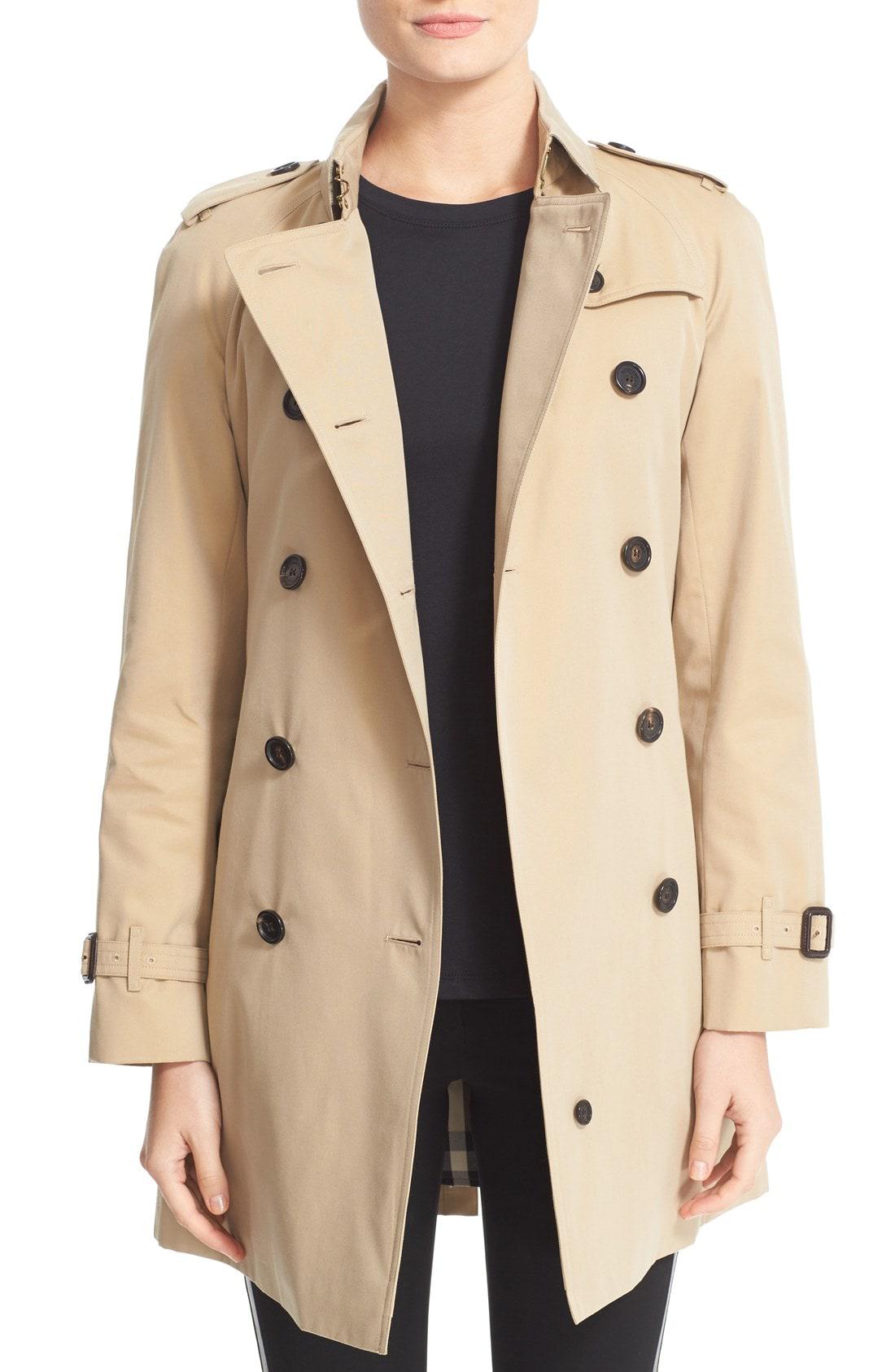 Lyst - Burberry 'westminster' Double Breasted Trench Coat in Natural