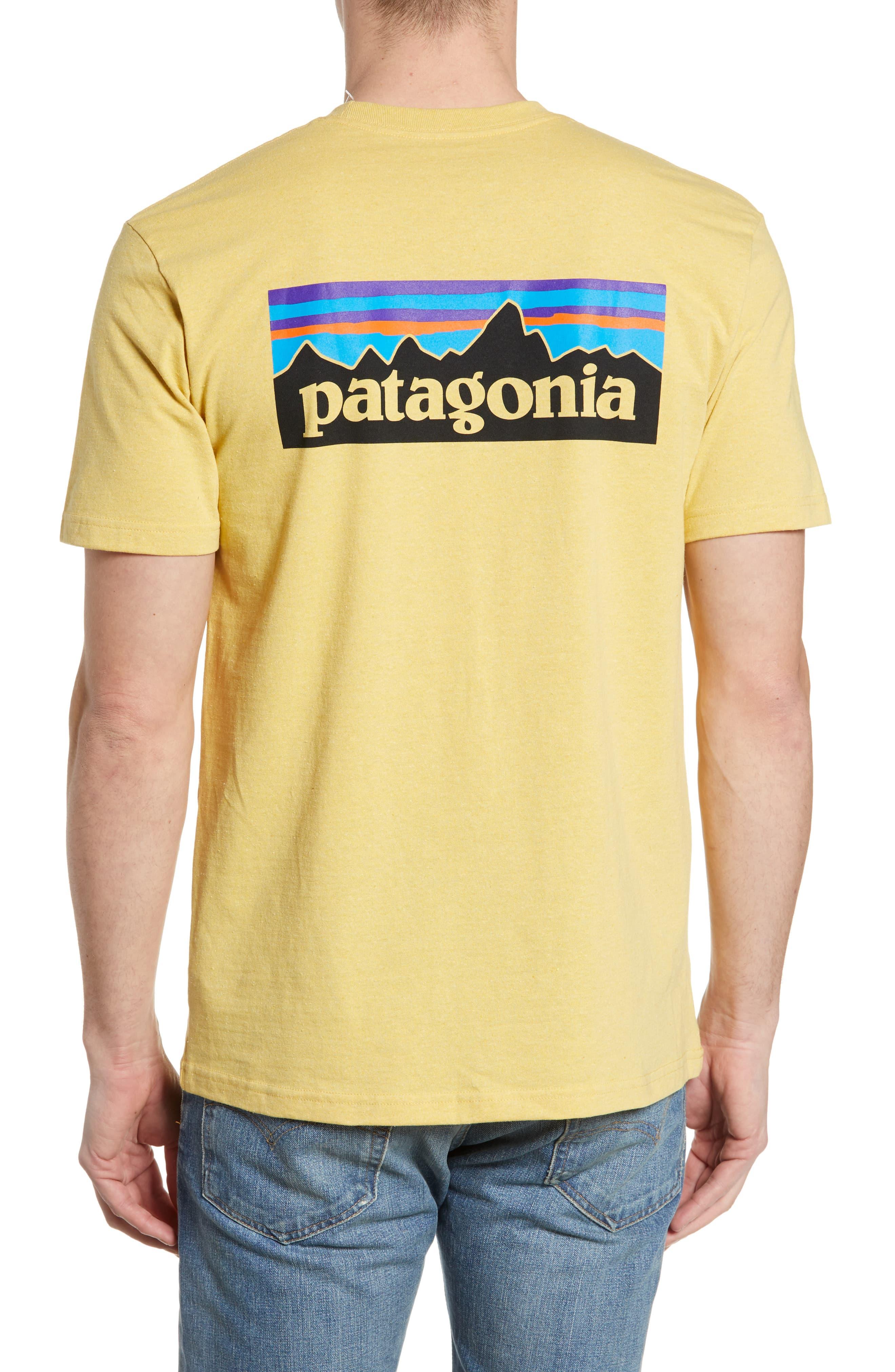 Patagonia Responsibili-tee T-shirt in Yellow for Men - Lyst