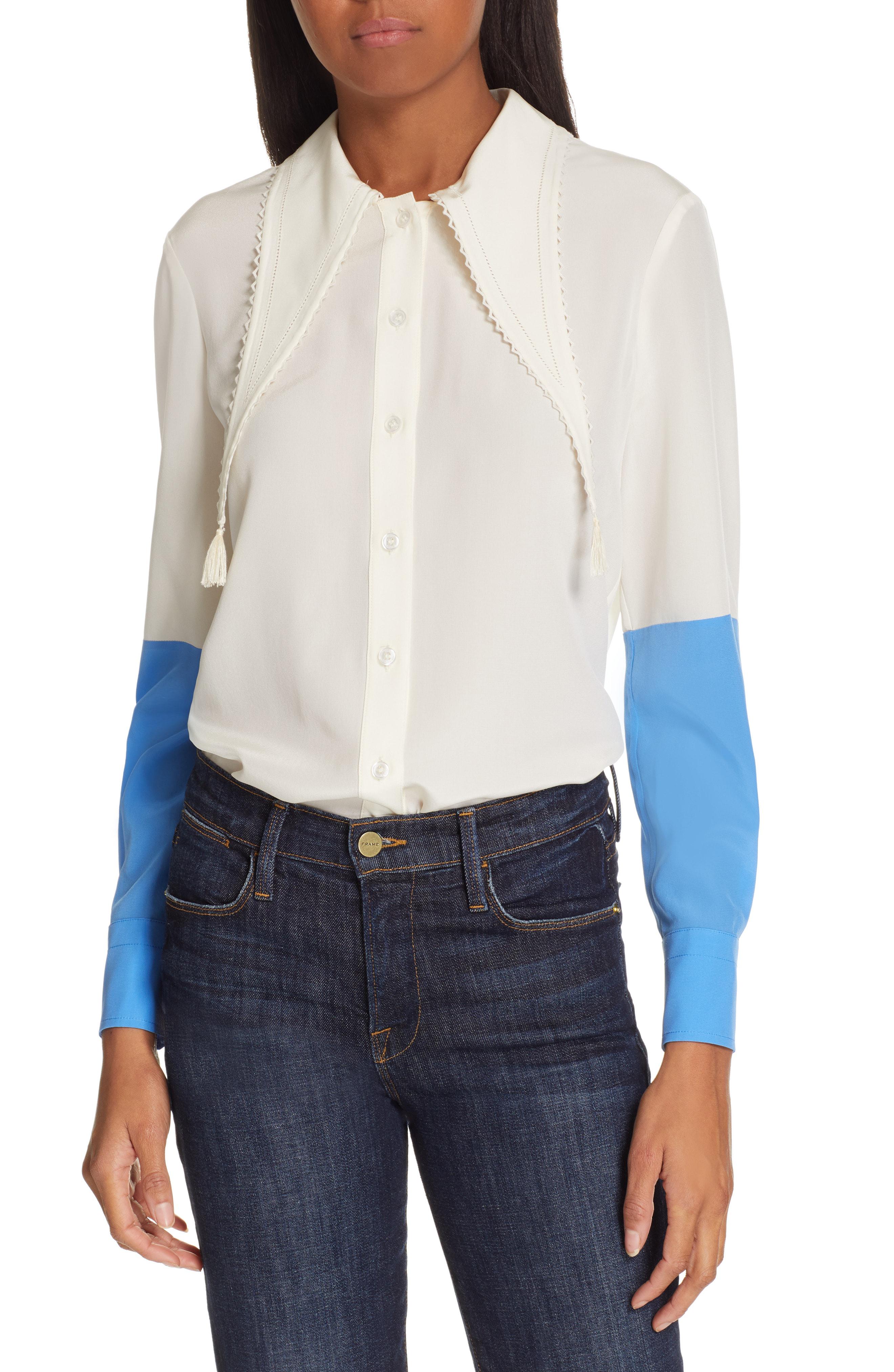 tory burch silk blouses