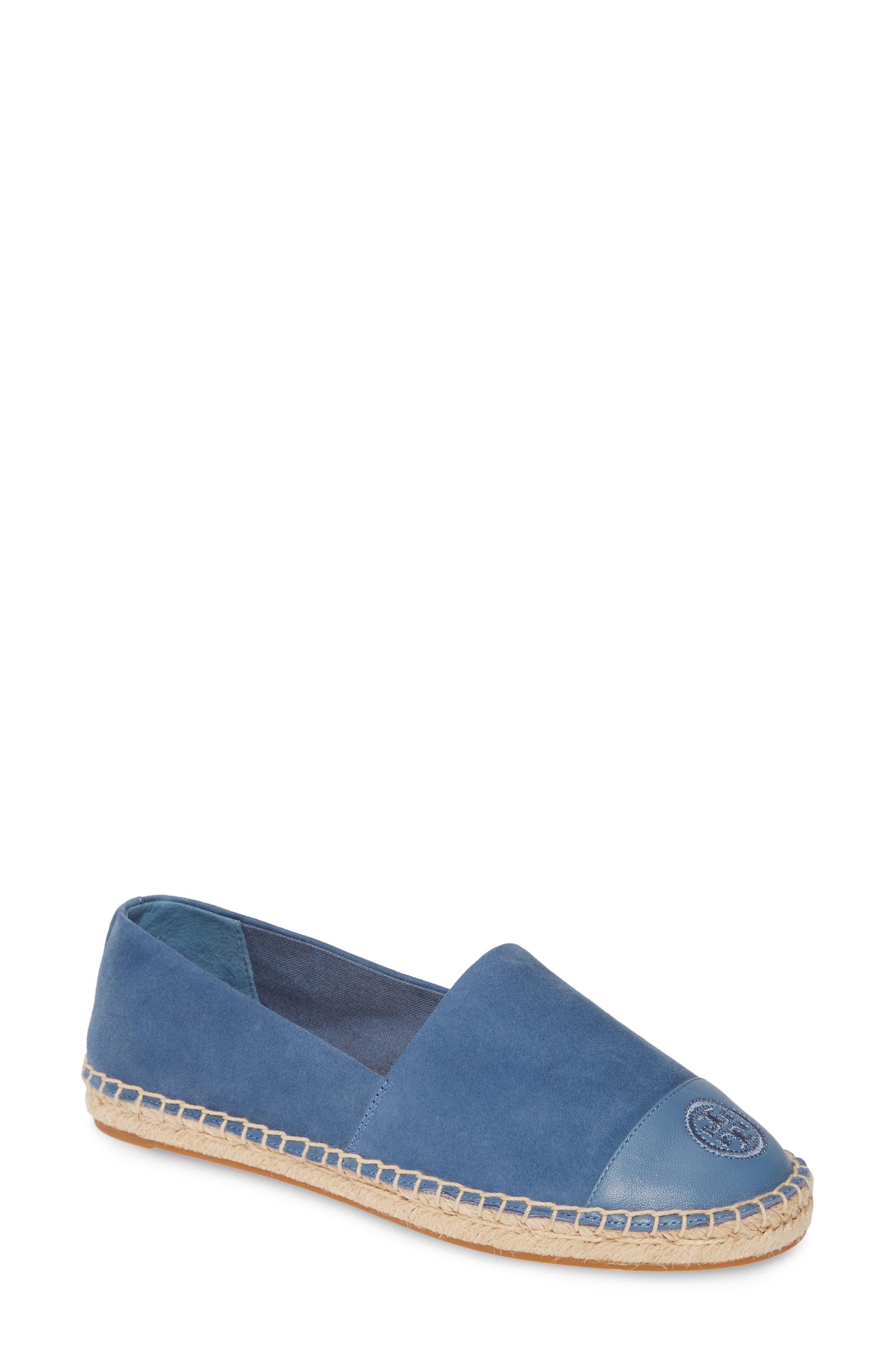 tory burch quilted flat espadrille