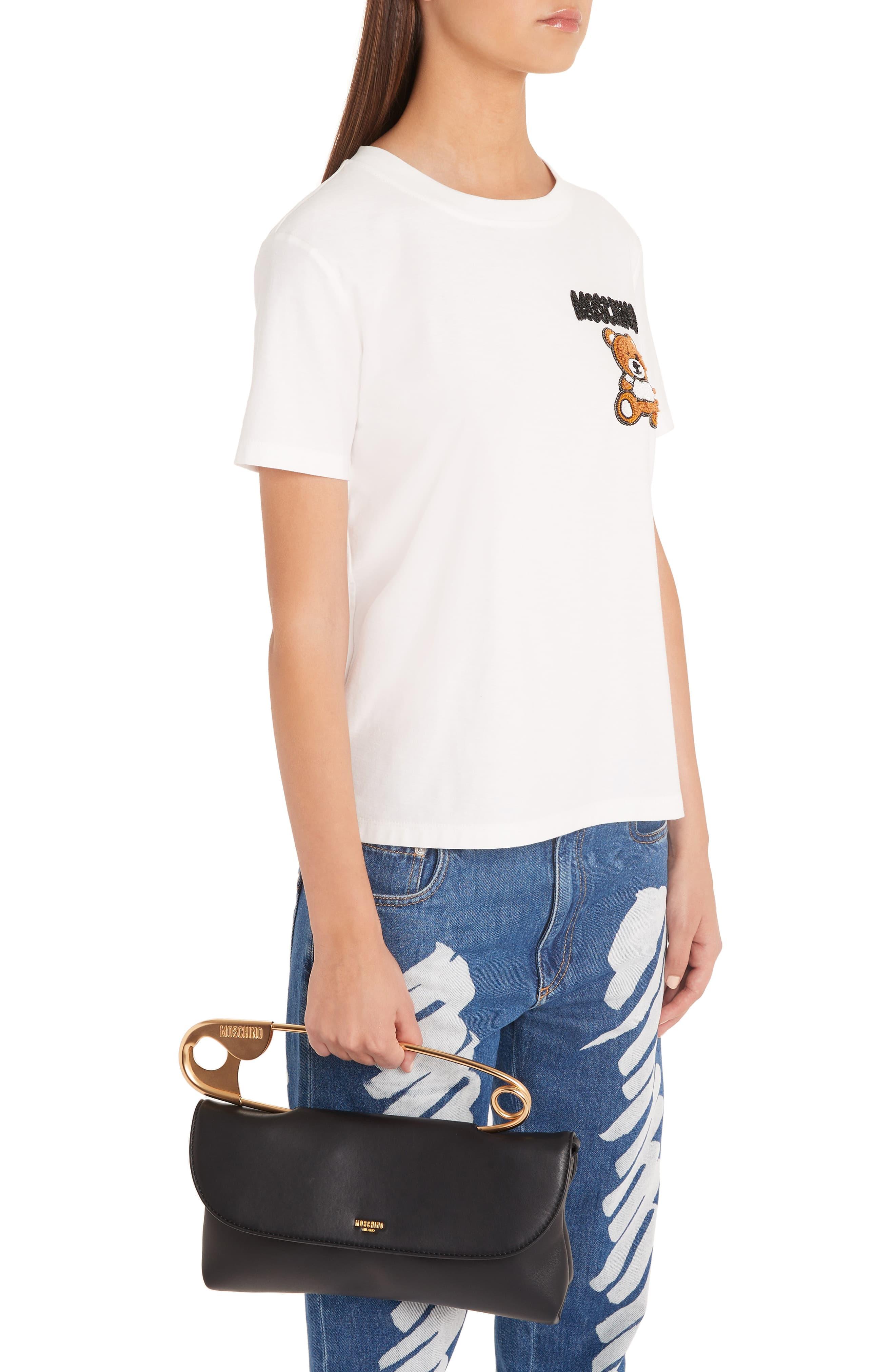moschino safety pin bear