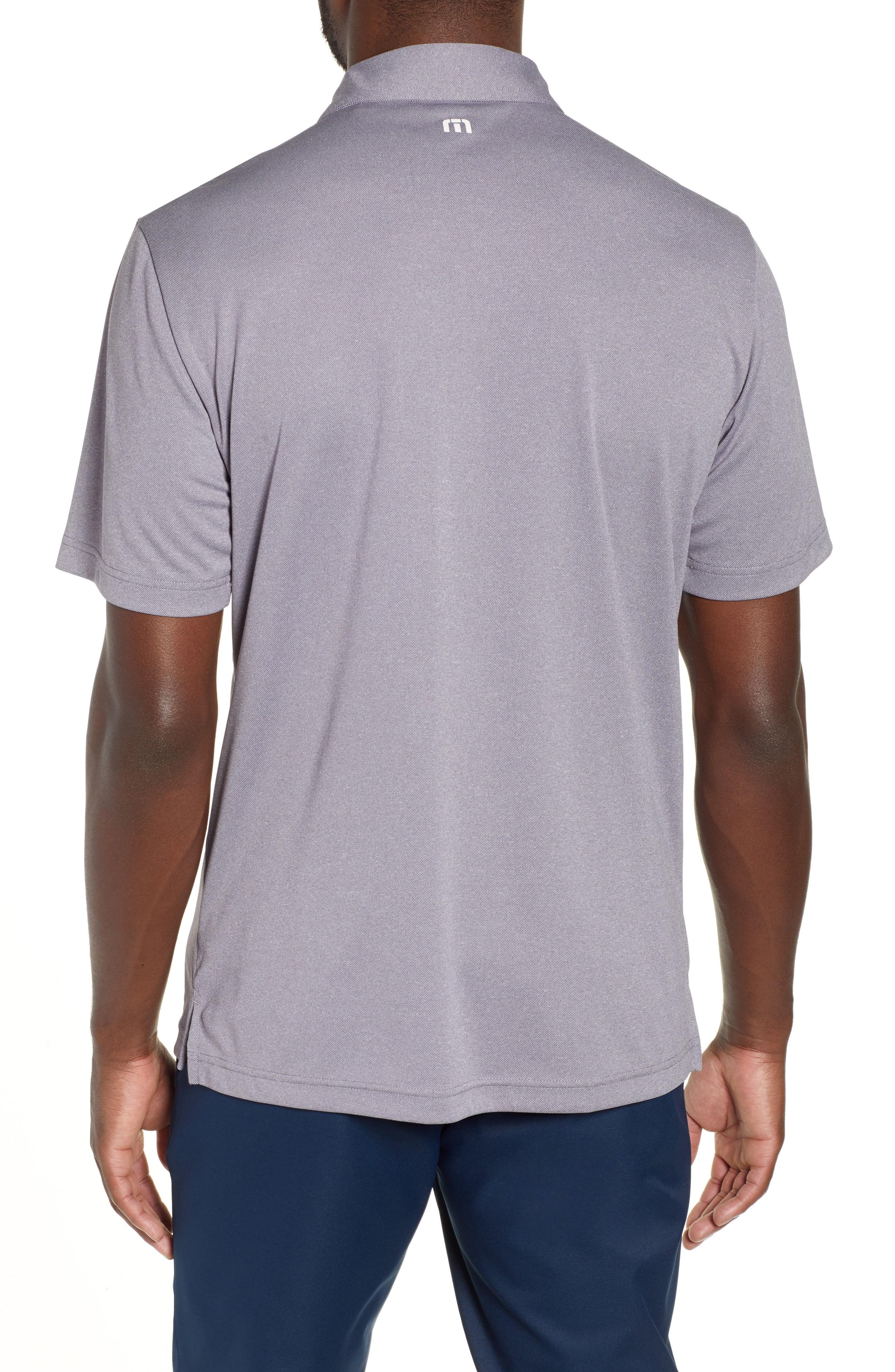 travis mathew grey polo