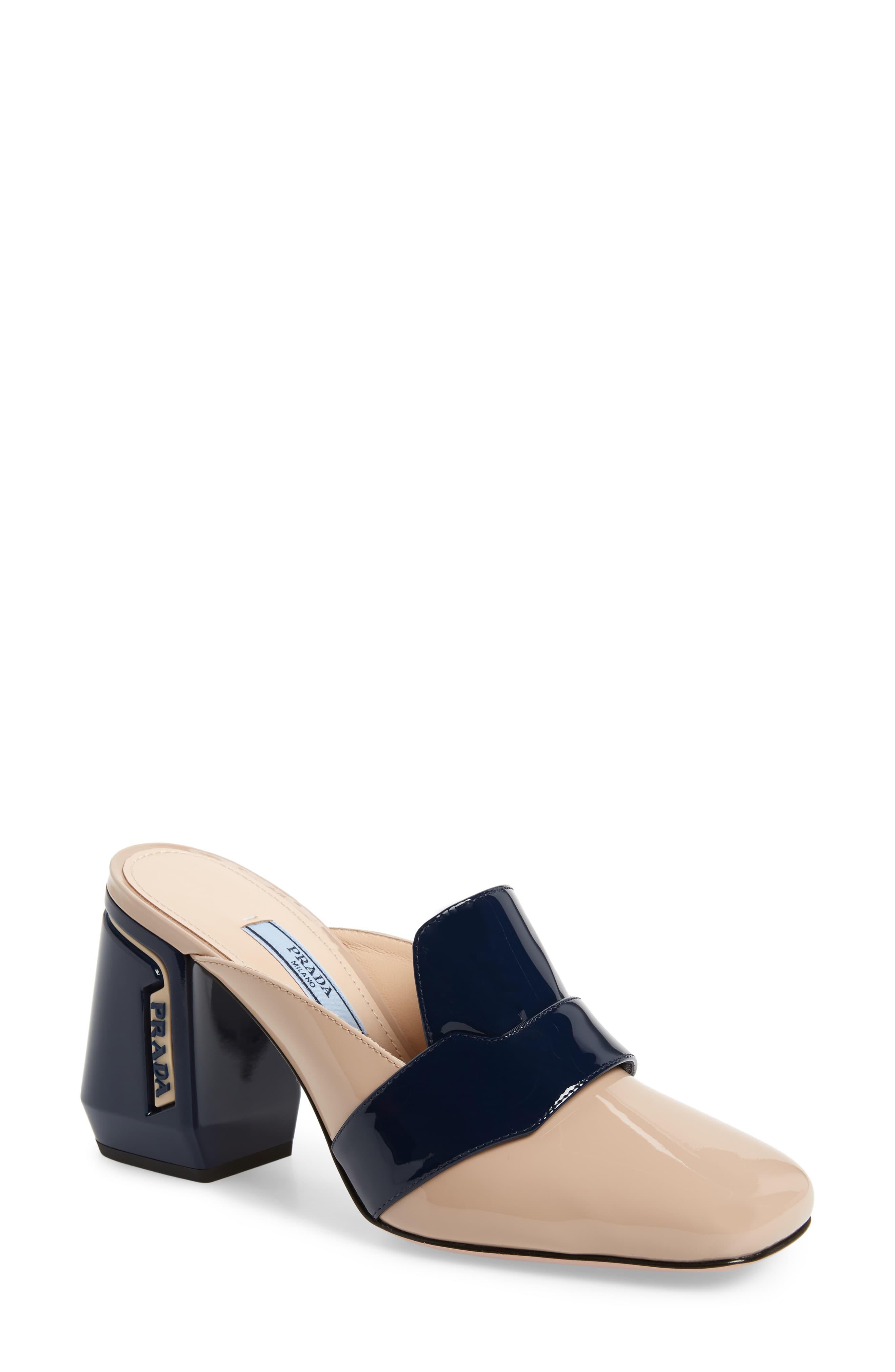 prada nylon mules