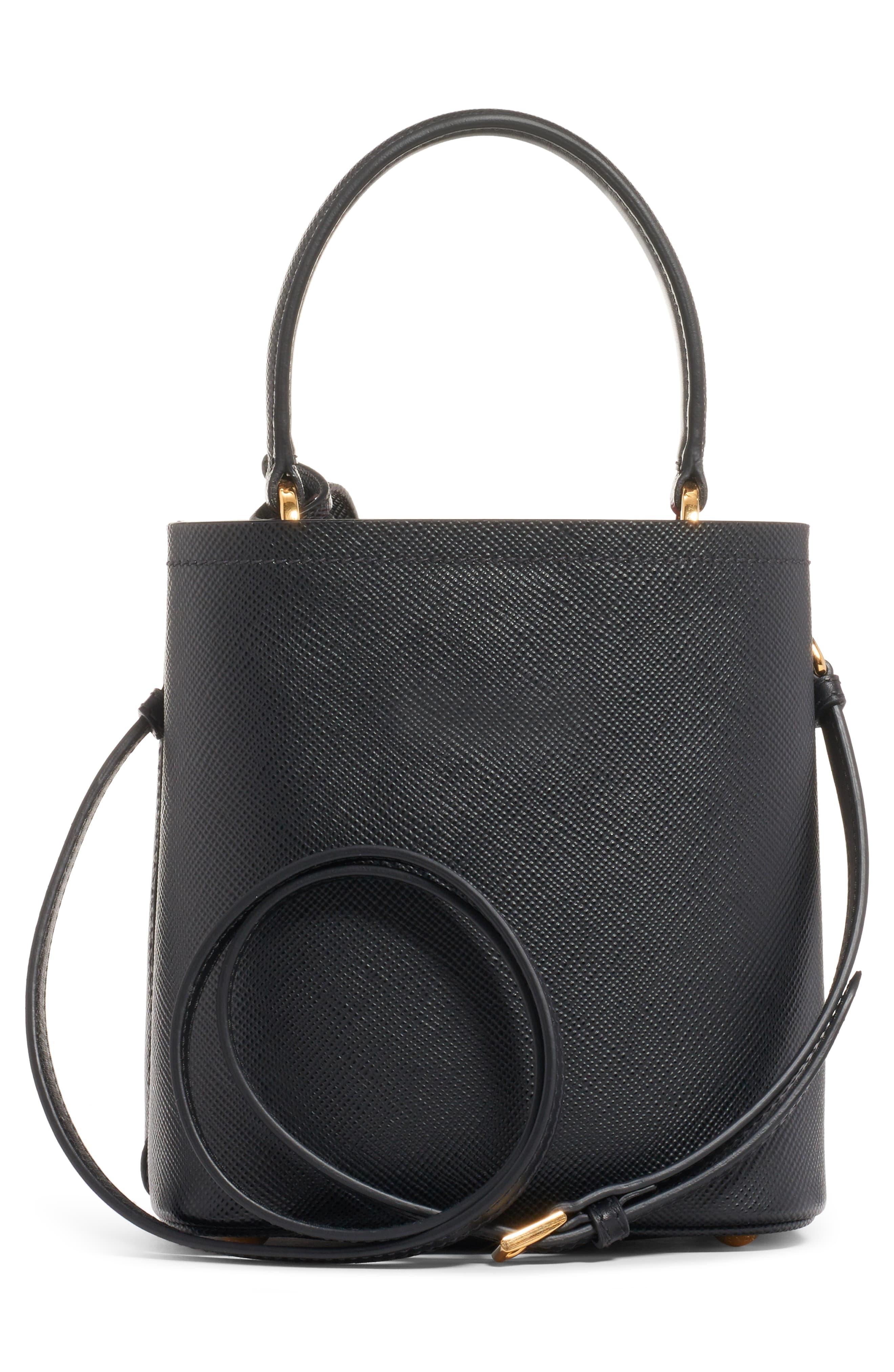 Prada Small Saffiano Leather Bucket Bag - - Lyst