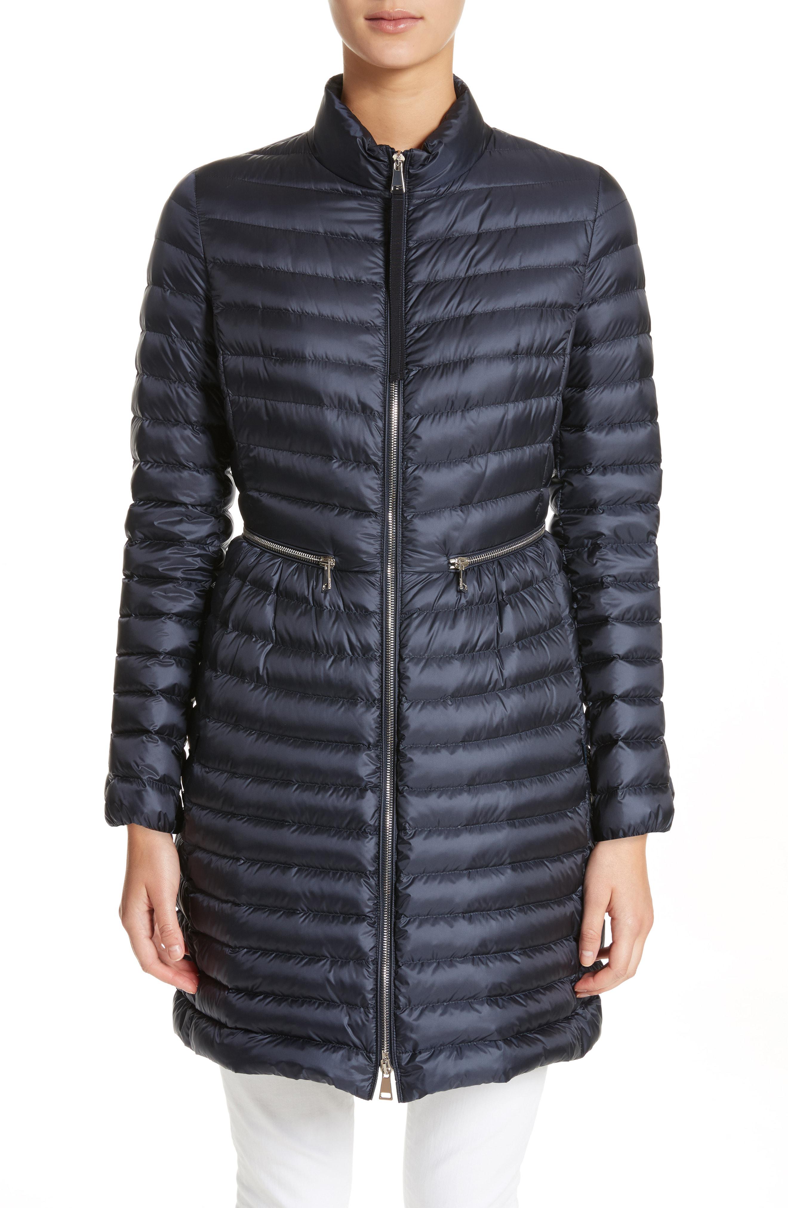 Lyst Moncler Agatelon Quilted Puffer Coat in Black