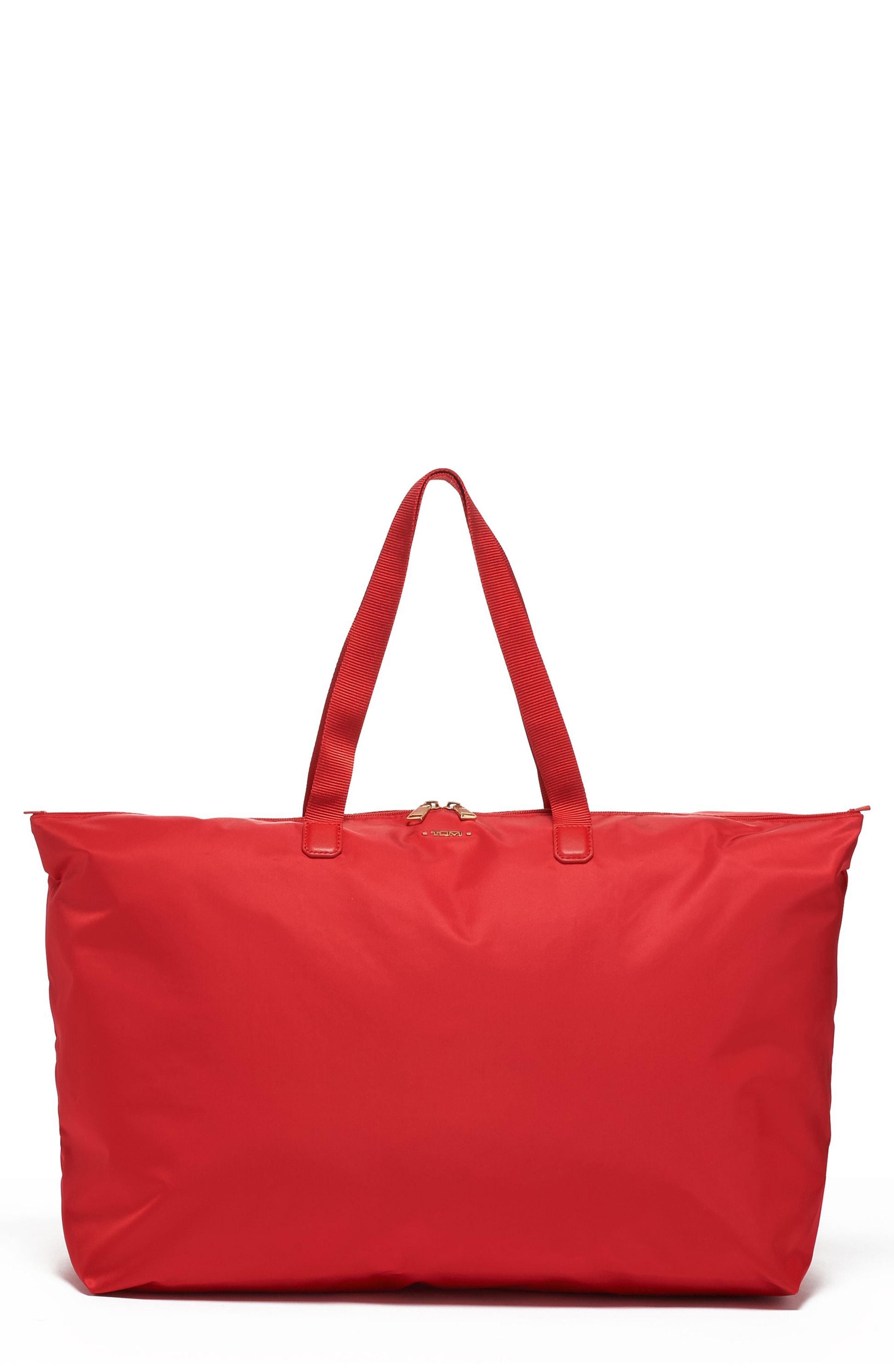 Lyst - Tumi Voyageur - Just In Case Nylon Travel Tote - in Red