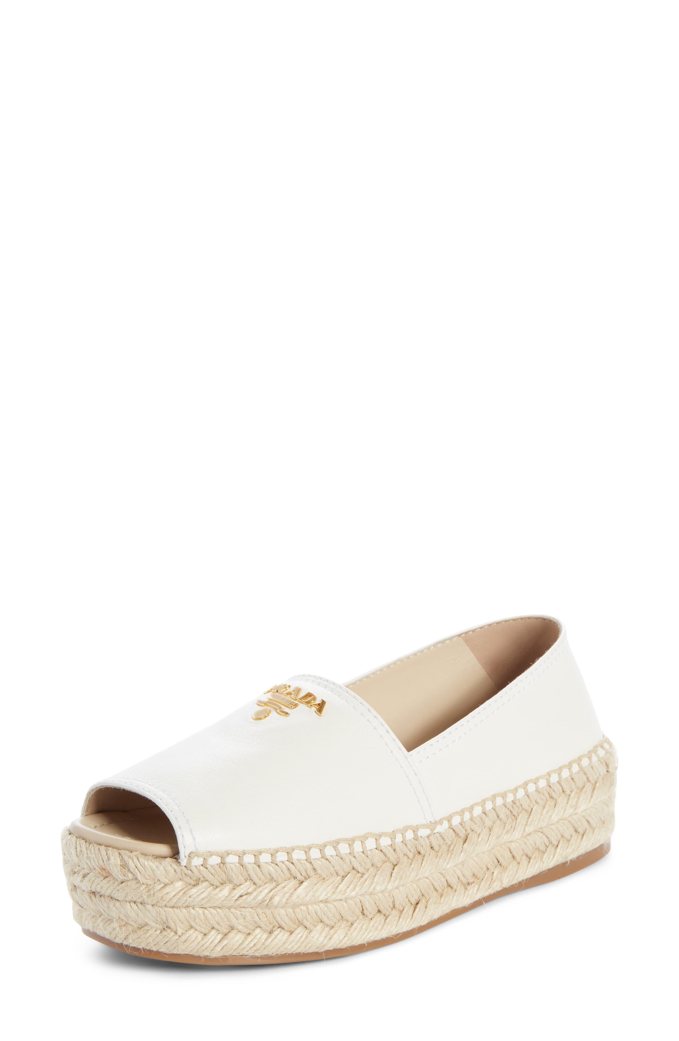 prada espadrille platform sneakers