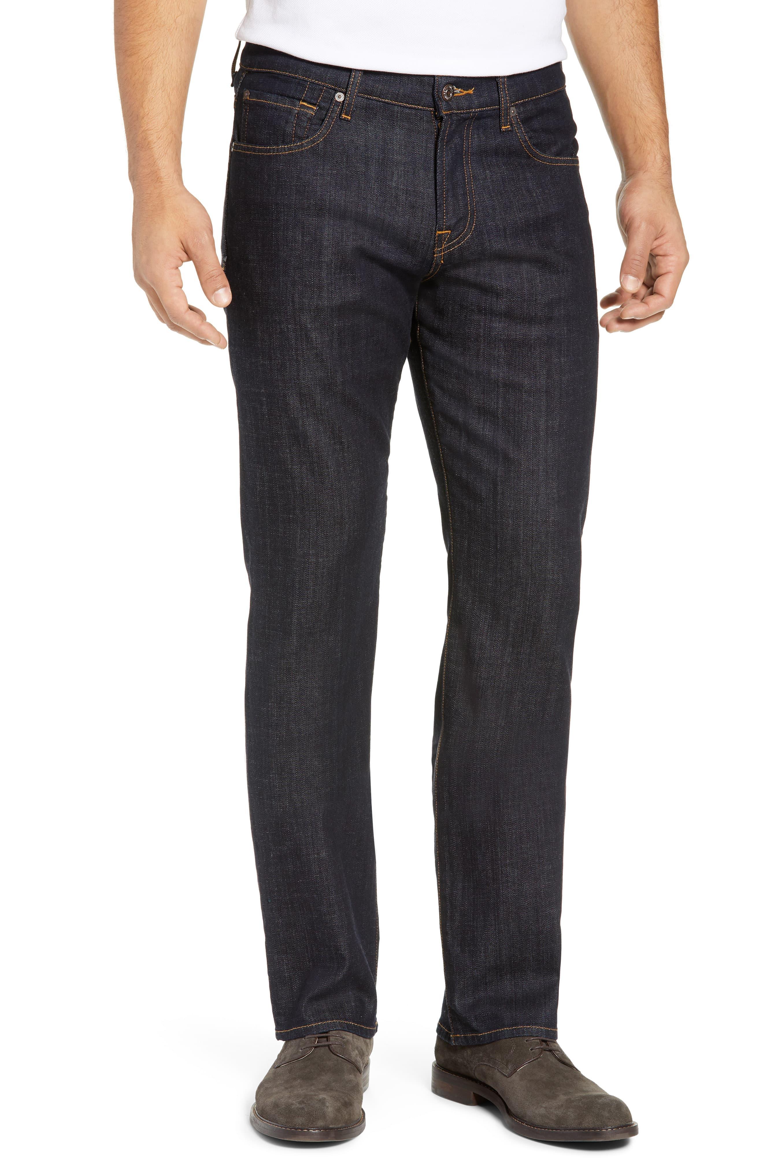 7 For All Mankind 7 For All Mankind Carsen Straight Fit Jeans in Blue ...