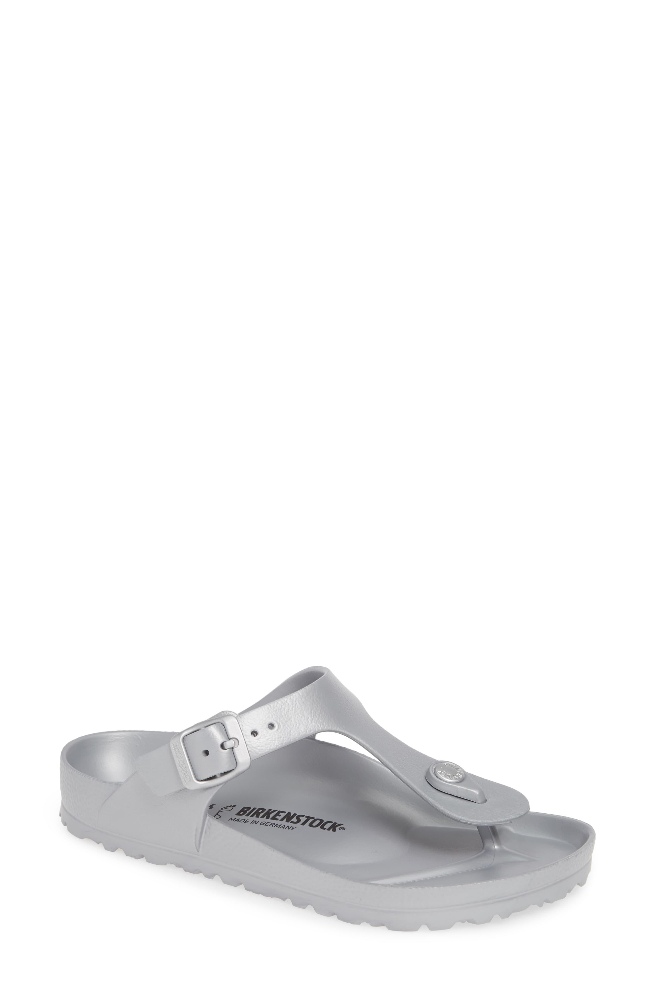 Birkenstock Essentials - Gizeh Flip Flop in Metallic - Lyst