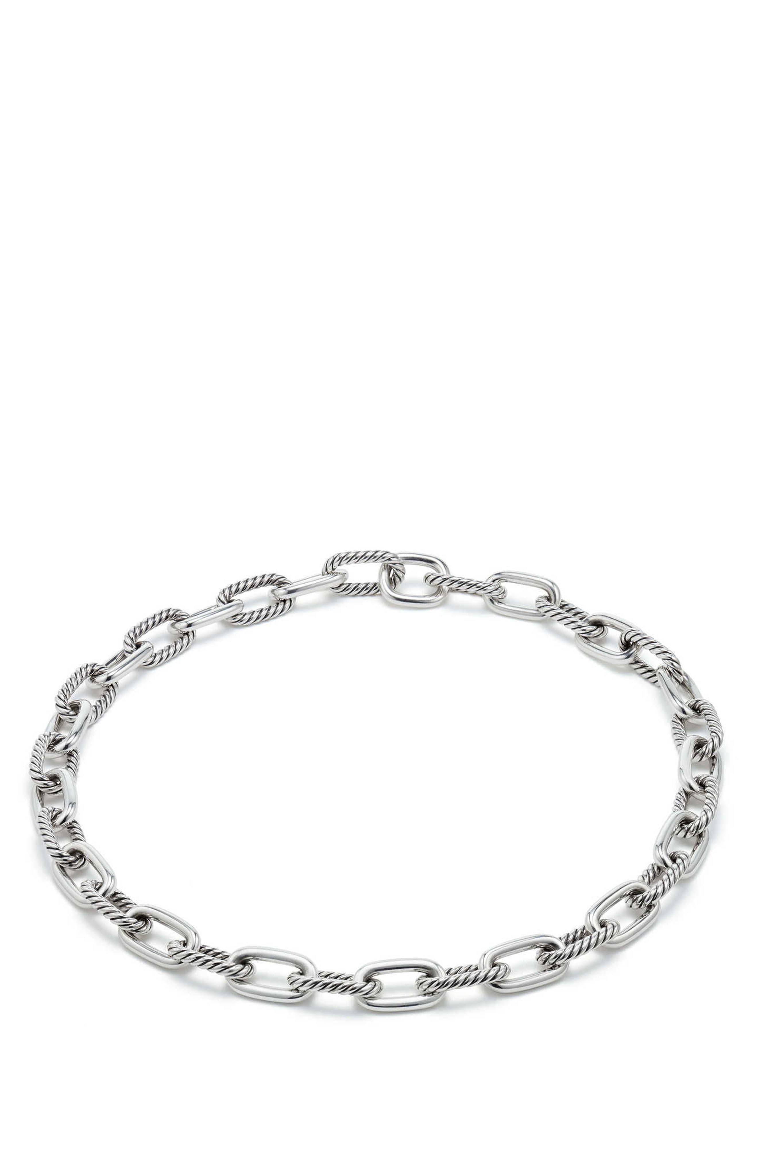 David Yurman Madison Chain Medium Necklace in Silver (Metallic) - Lyst