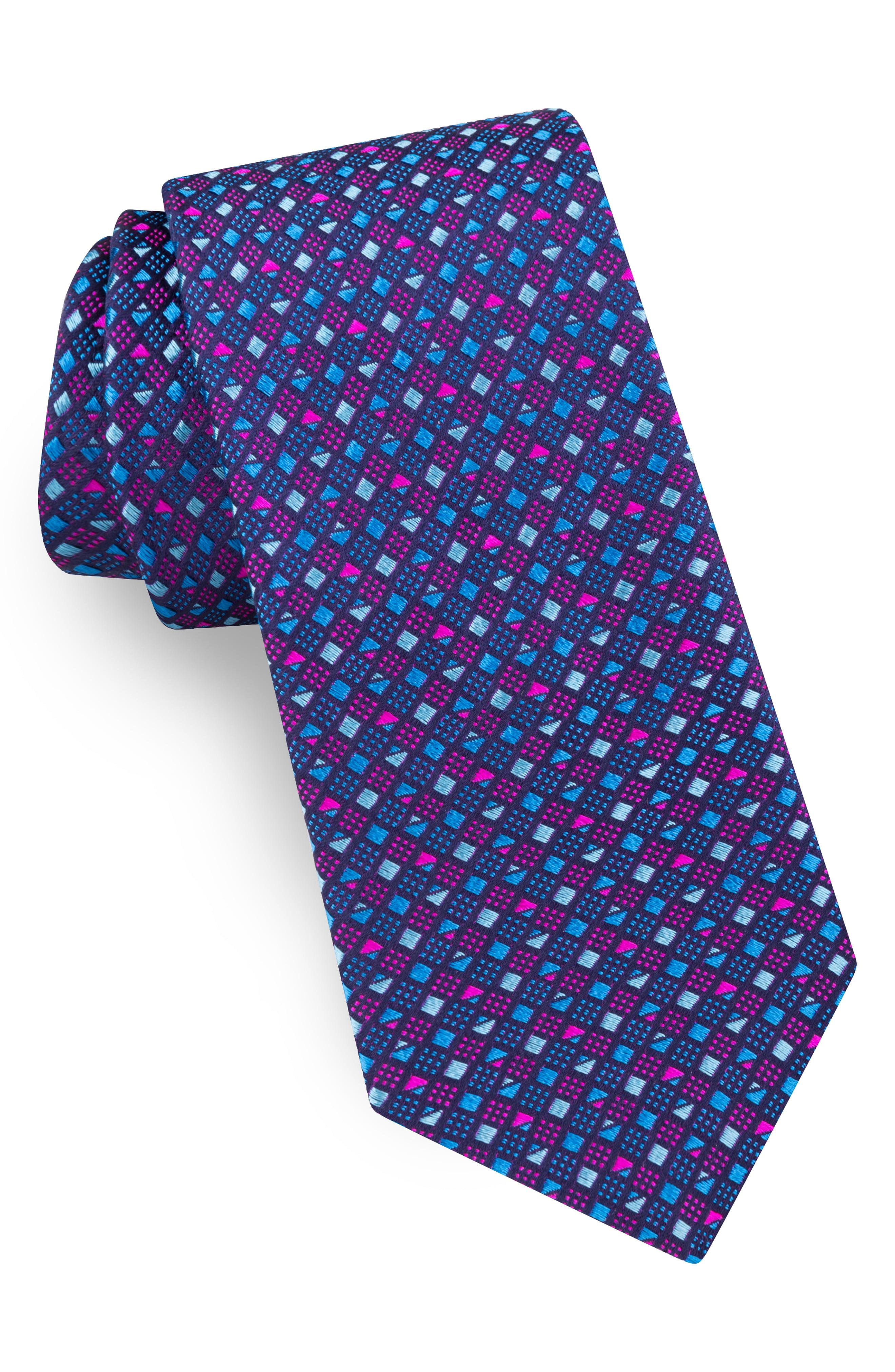Lyst - Ted Baker Geometric Silk Tie in Blue for Men