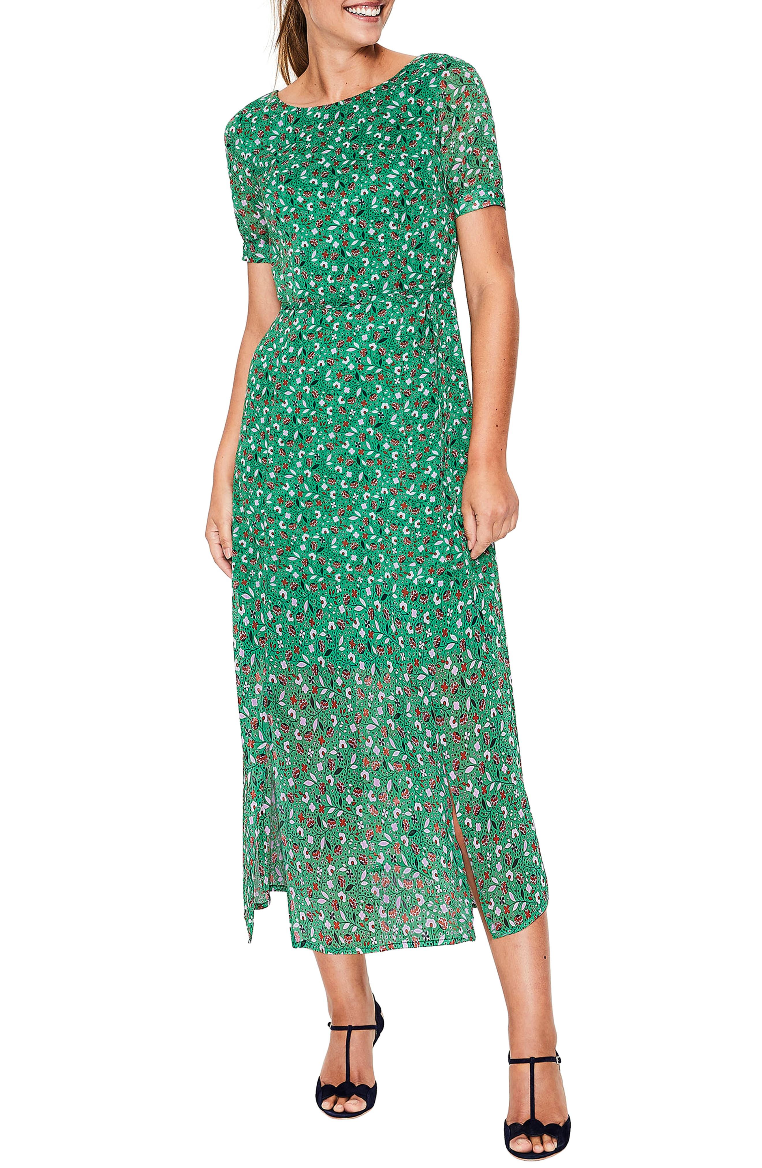 Boden Jane Midi Dress in Green - Lyst