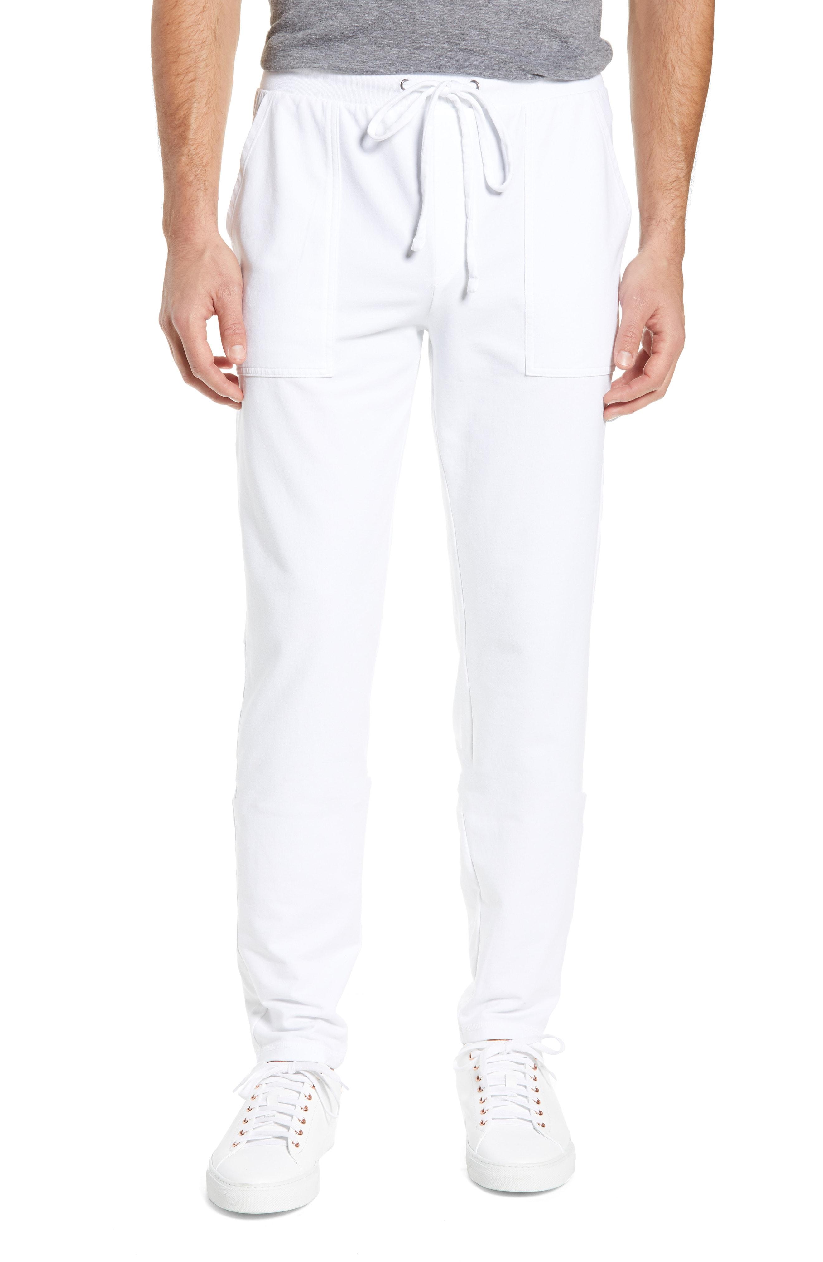Lyst - Goodlife Slim Fit Micro Terry Sweatpants in White for Men
