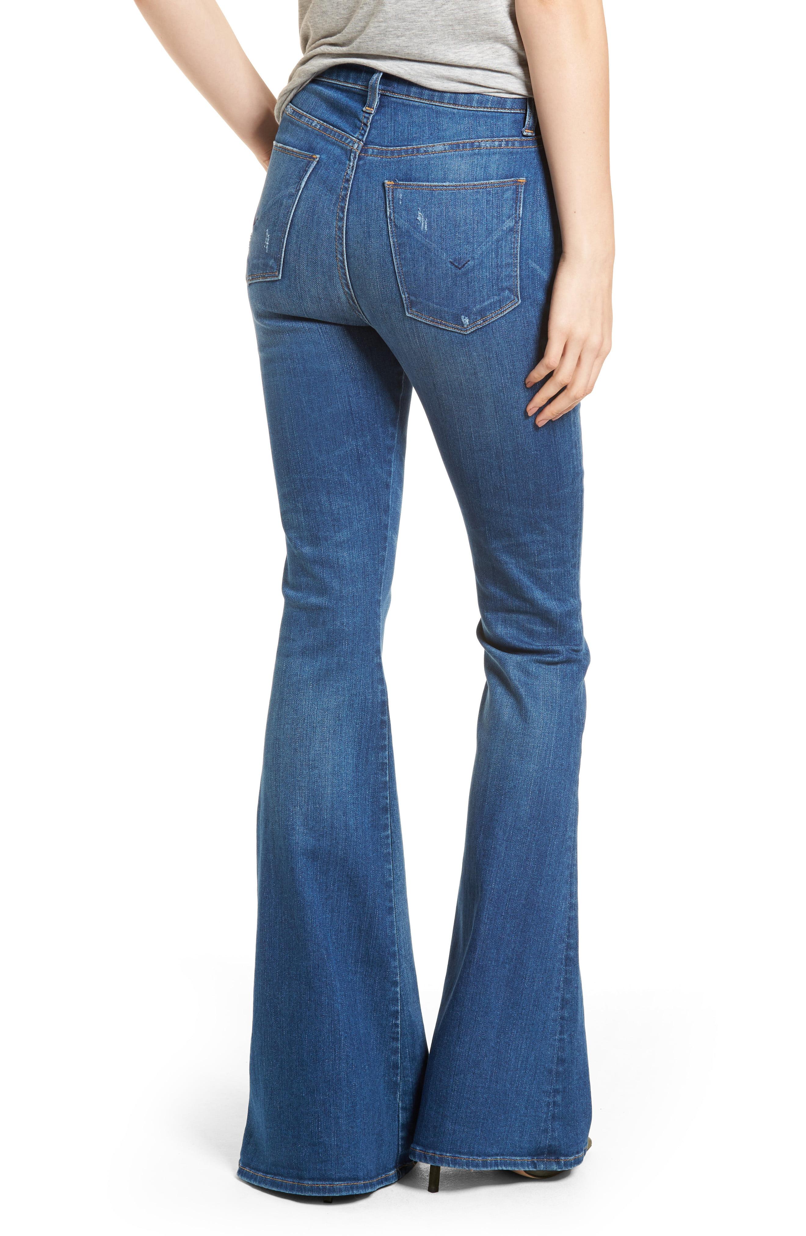 Hudson Jeans Holly High Waist Flare Jeans in Blue - Lyst