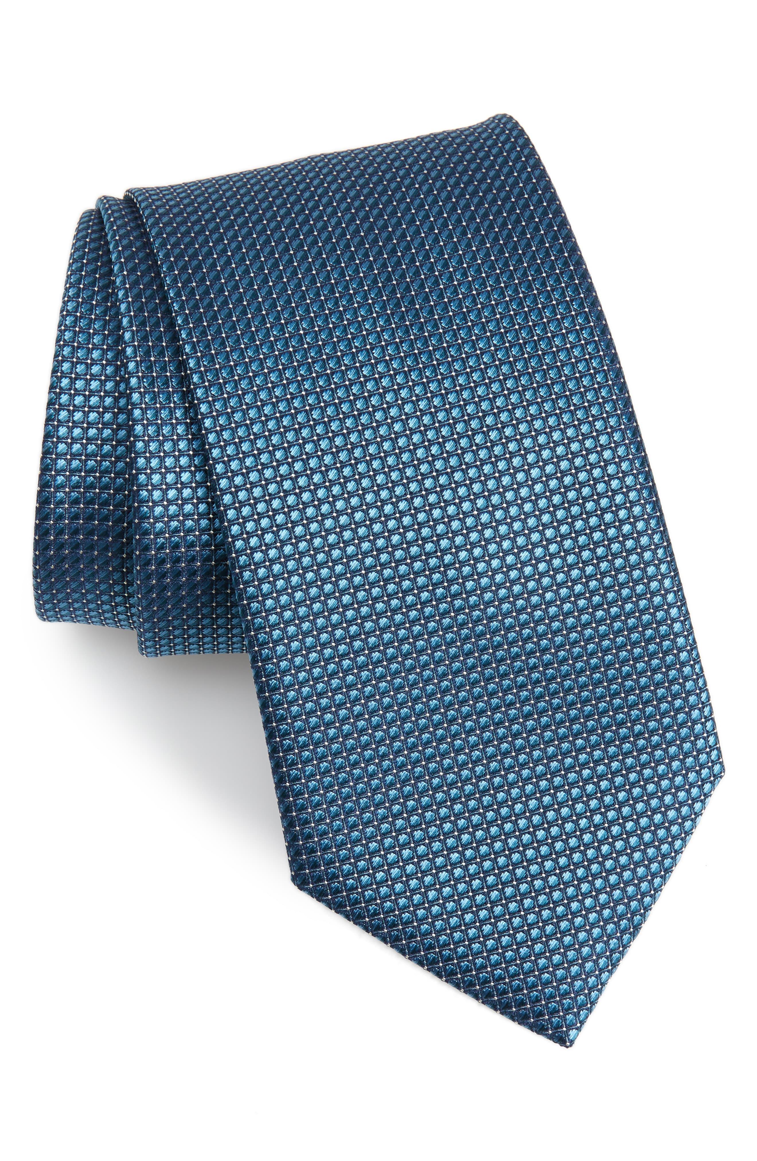 Brioni Geometric Silk Tie in Blue for Men - Lyst
