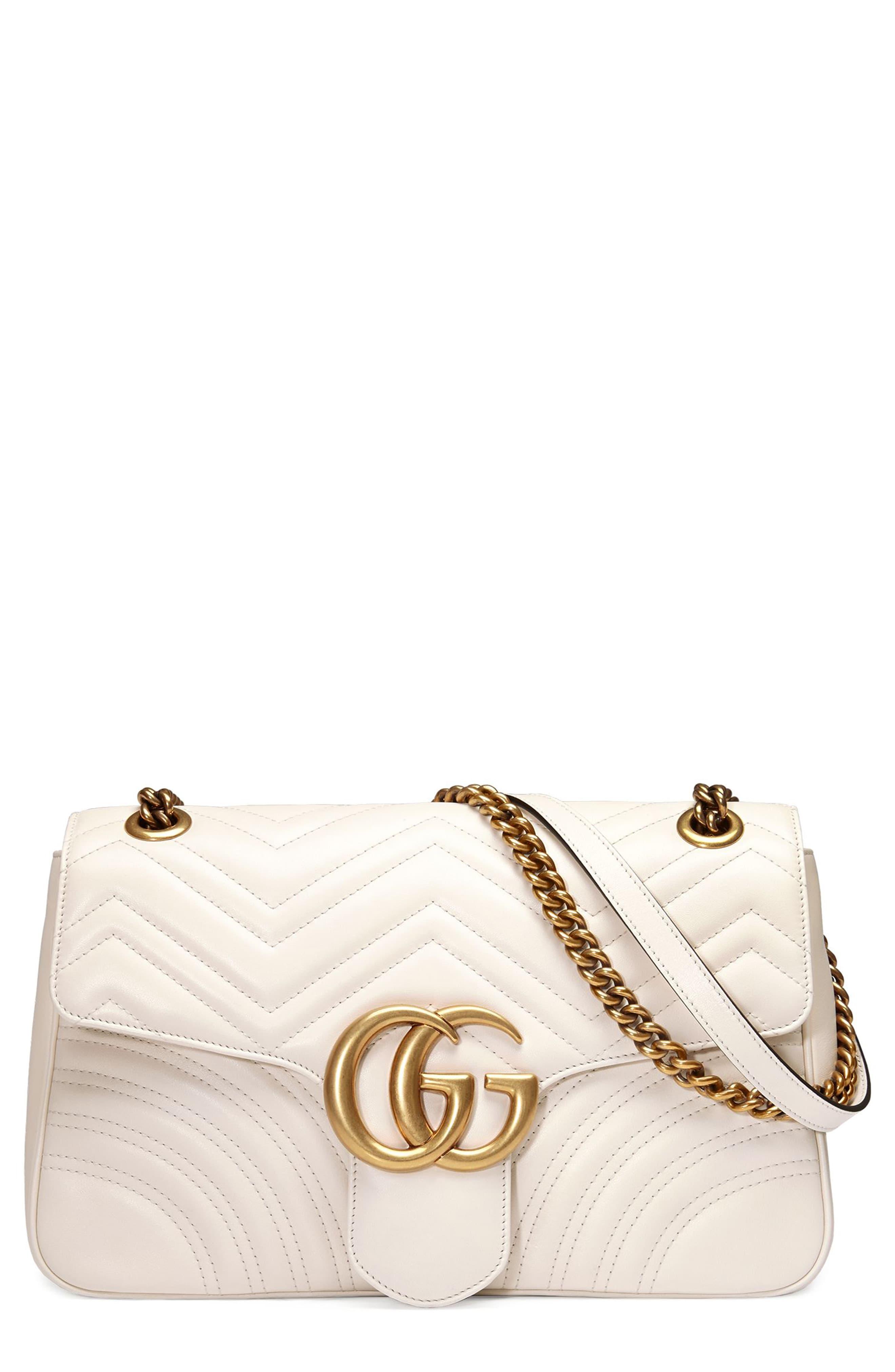 Gucci Medium Gg Marmont 2.0 Tricolor Matelasse Leather Shoulder Bag - Lyst