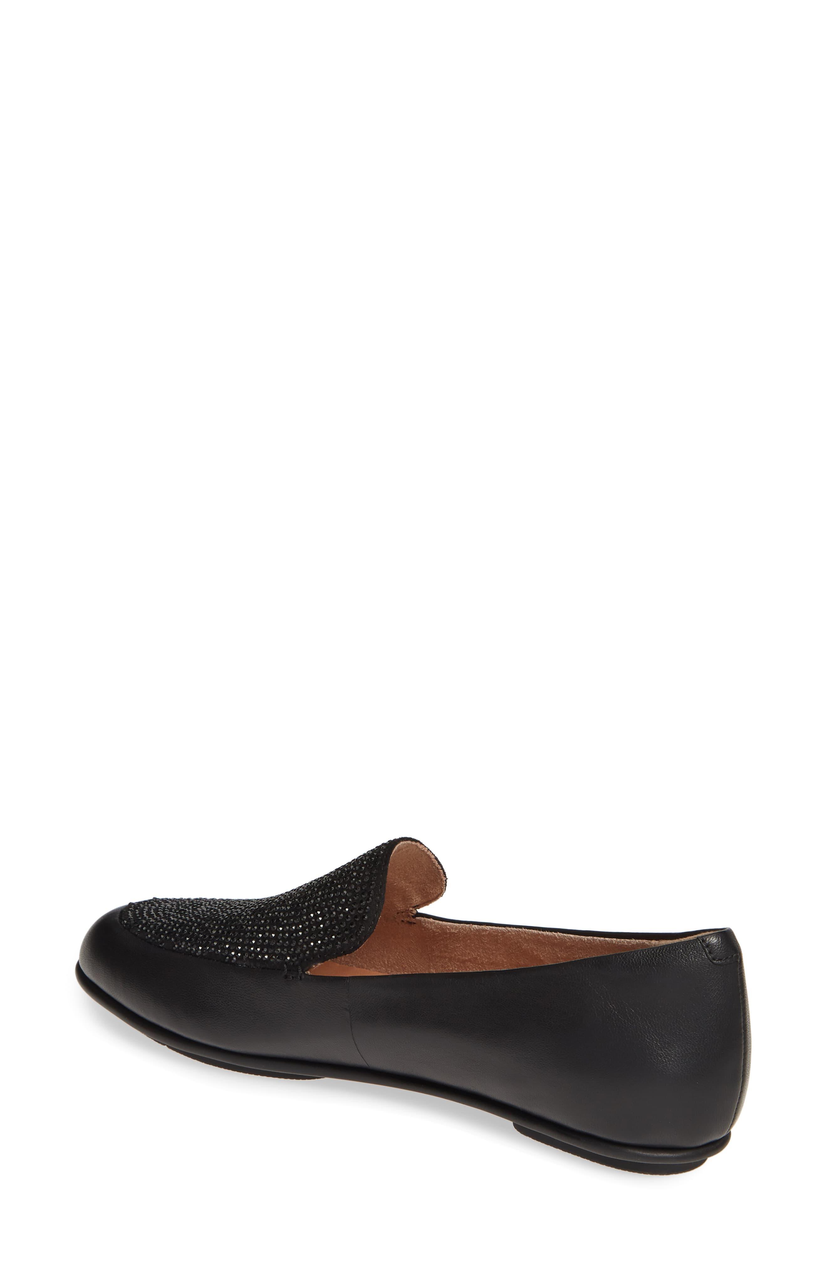 Fitflop Lena Crystal Embellished Loafer in Black - Lyst