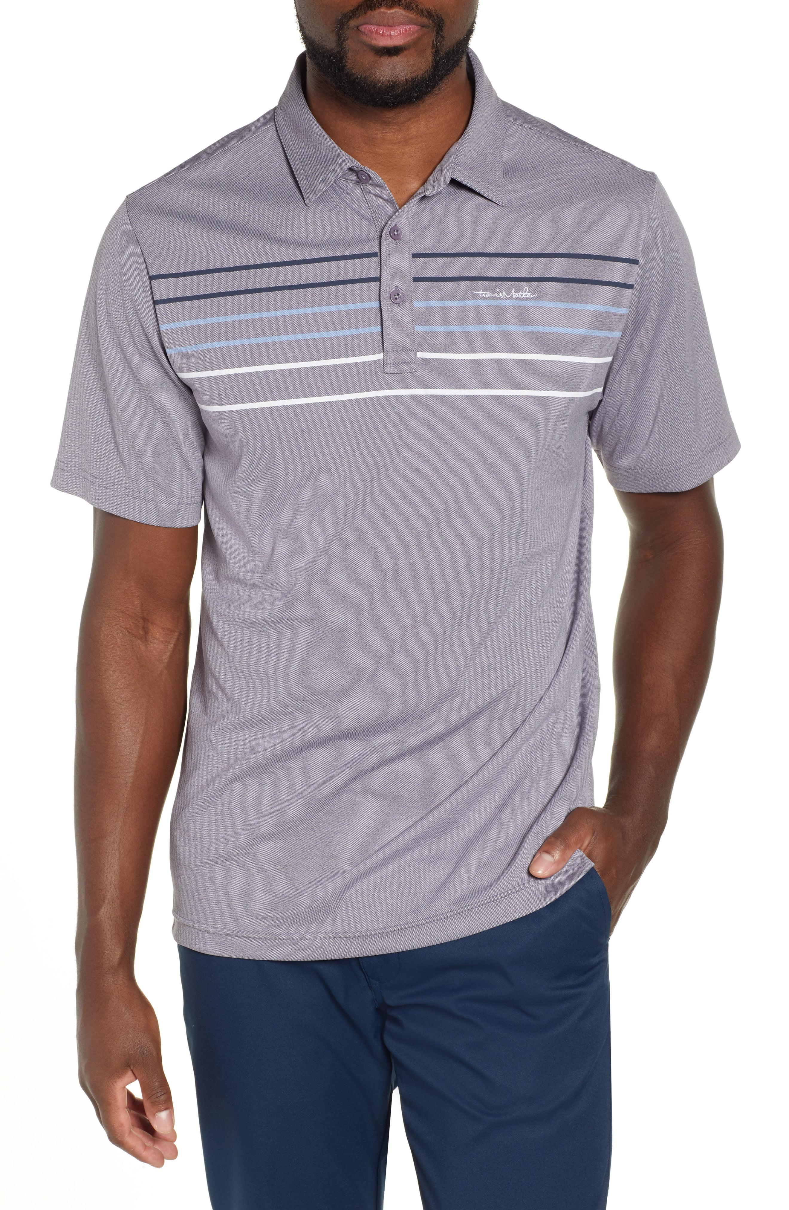 travis mathew grey polo