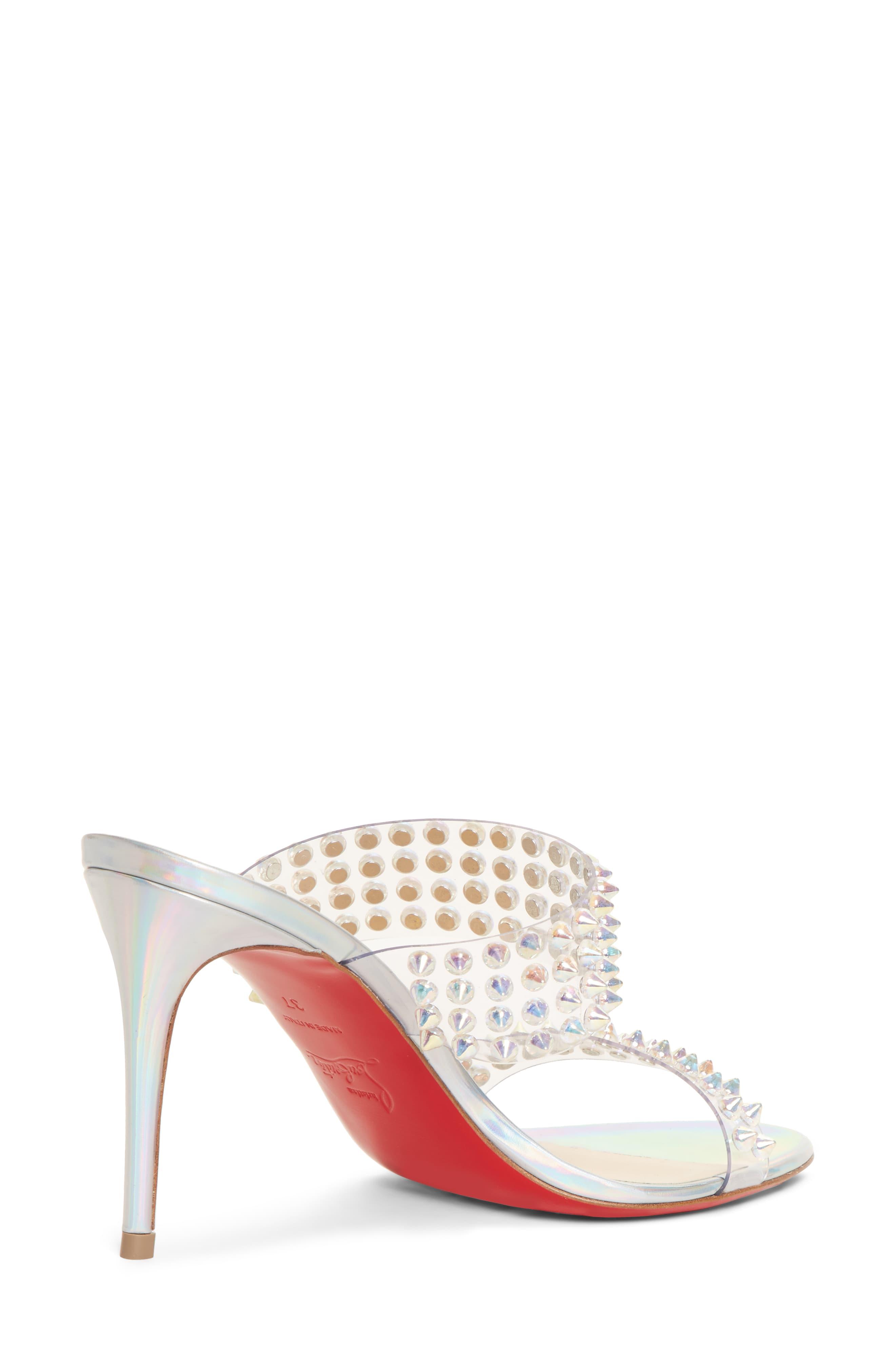 christian louboutin so spike leather sandals
